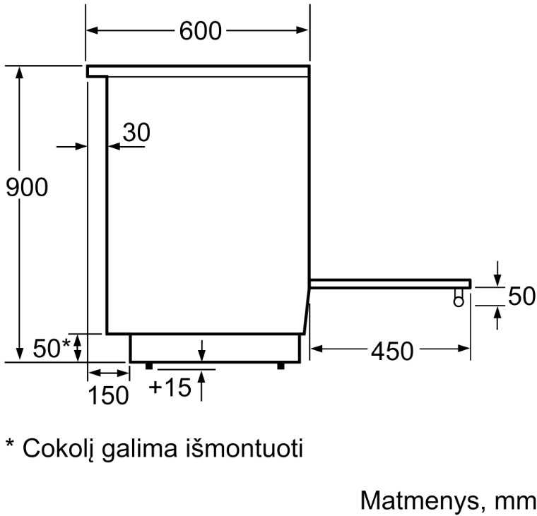 Bosch HLT59E020U Serija 6, Laisvai statoma indukcinė viryklė, Balta