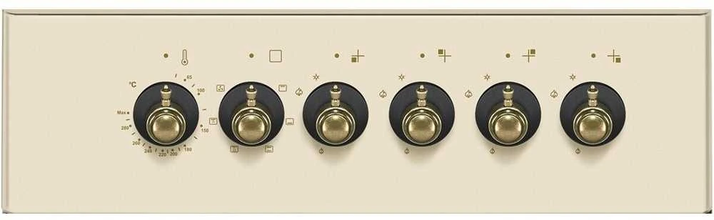 Viryklė MPM MPM-56-KRM-14 Gas/electric cooker Kreminis