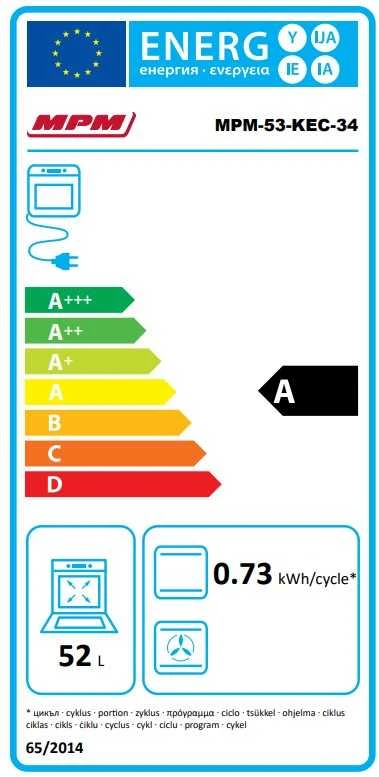 Viryklė MPM MPM-53-KEC-34