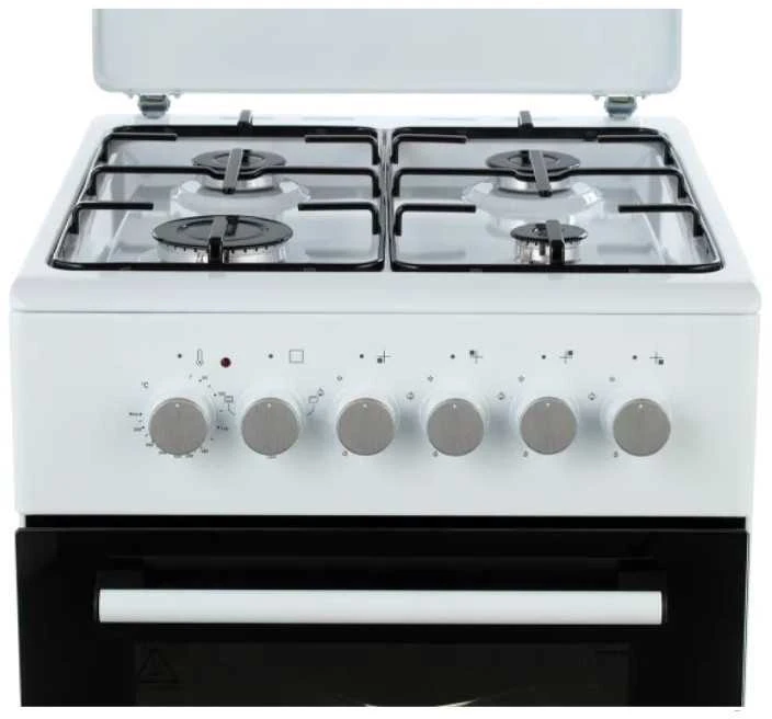 MPM MPM-56-KGE-03 Dujinė/elektrinė viryklė Baltos