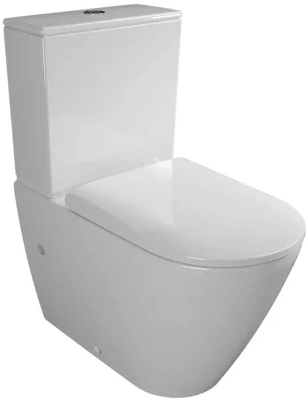 WC pastatomas su dangčiu Duravit DuraSola, 40610900A9