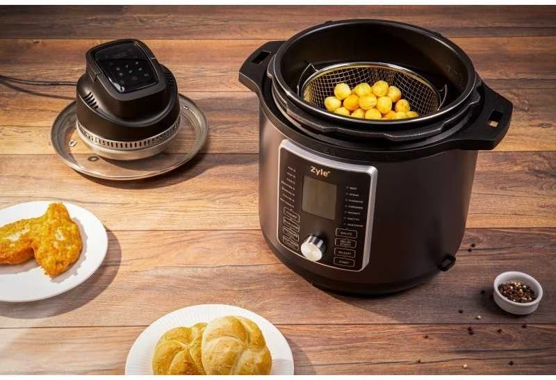 Daugiafunkcis elektrinis greitpuodis su gruzdintuve Zyle ZY806MC, 1200 W, 8 l