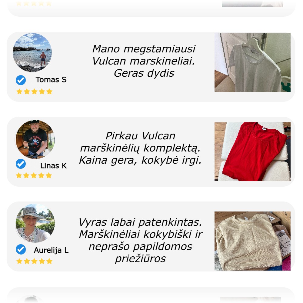 Vulcan marškinėliai aprašymas - Prekės nuotrauka