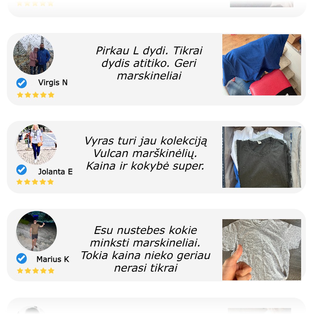 Vulcan marškinėliai aprašymas - Prekės nuotrauka