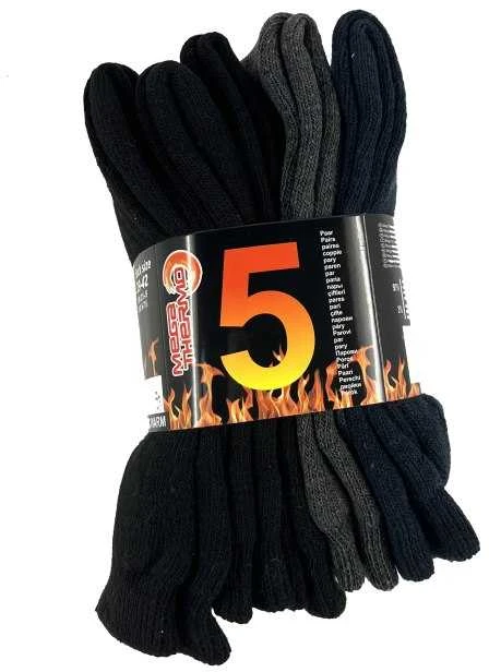 MegaThermo kojinės 5 poros (43-47)