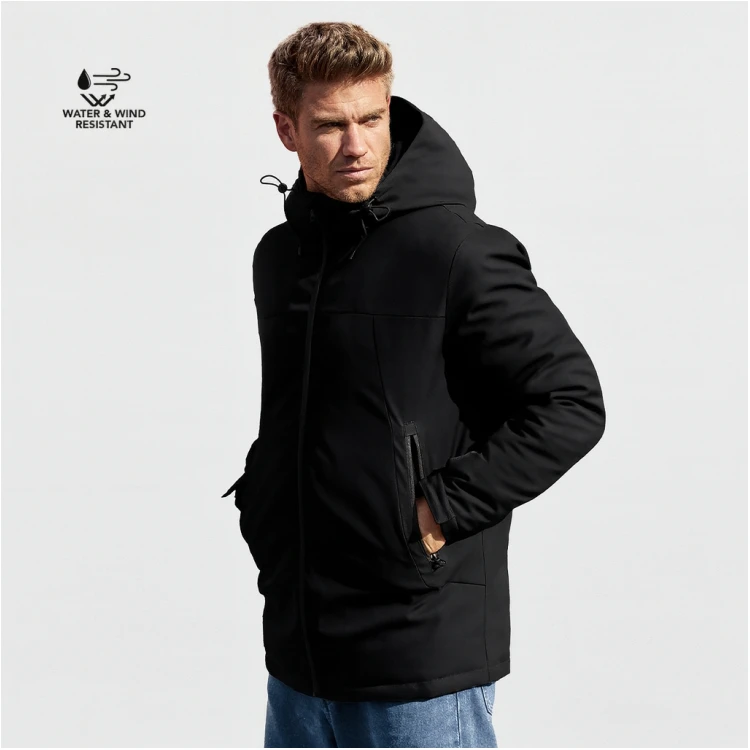 Solid parka striukė