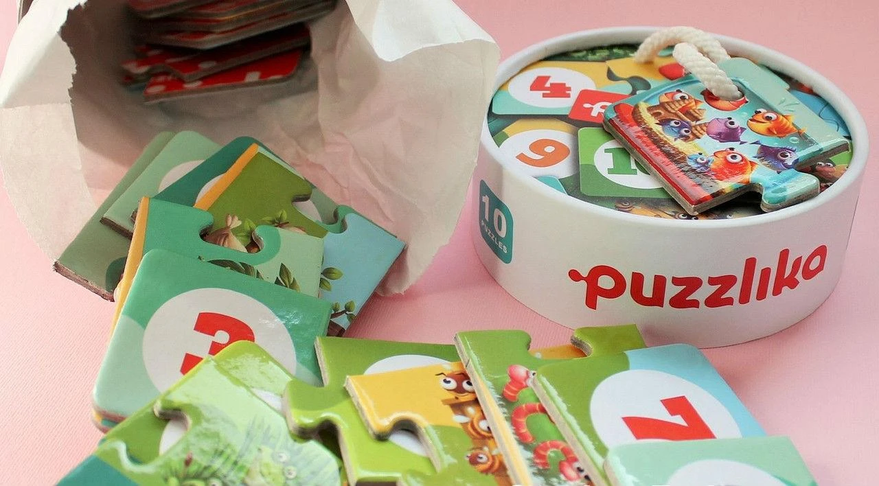 Levenya Dėlionė patiems mažiausiems Puzzlika MANO DRAUGAI, 20 didelių detalių