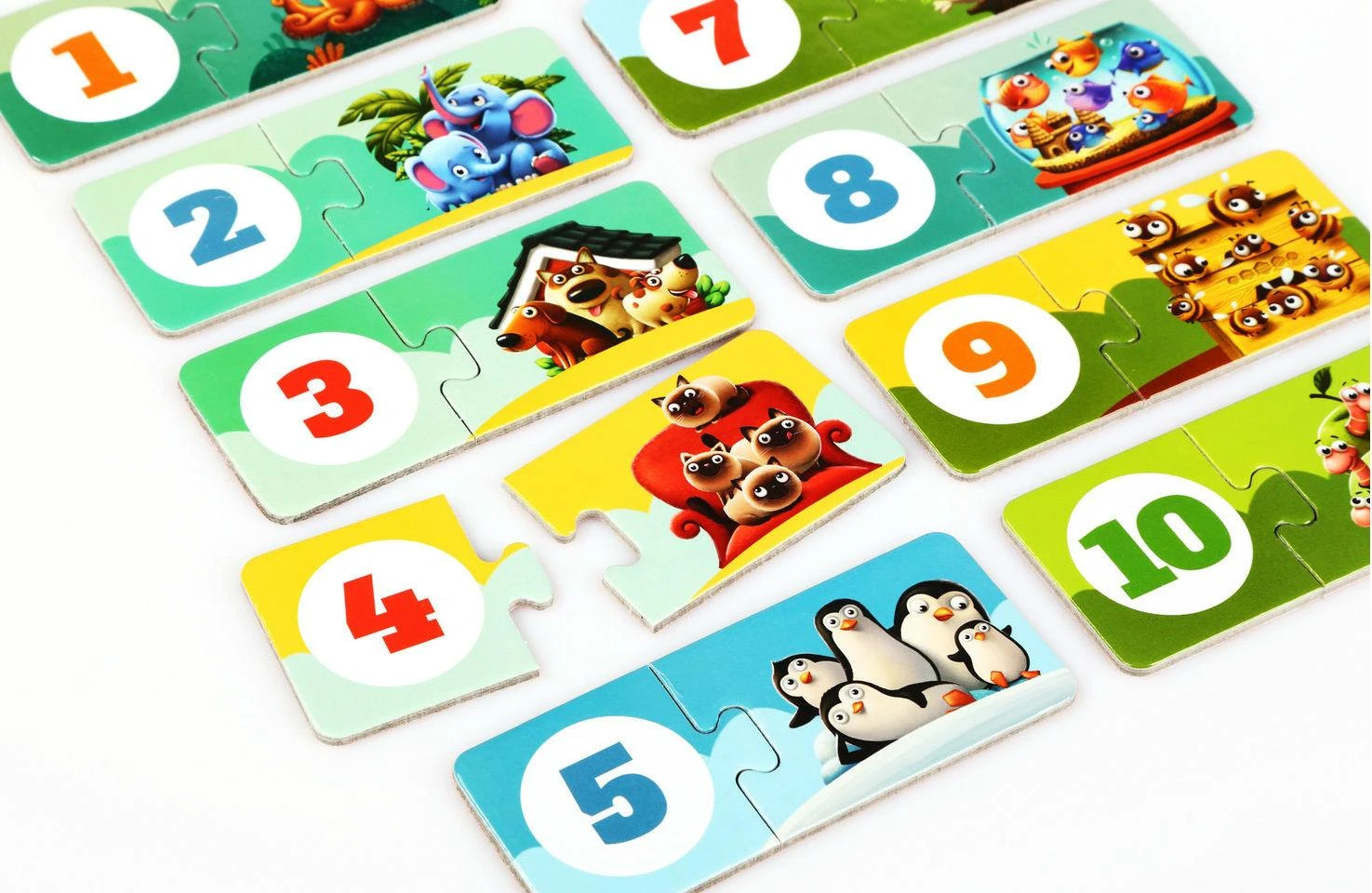 Levenya Dėlionė patiems mažiausiems Puzzlika MANO DRAUGAI, 20 didelių detalių