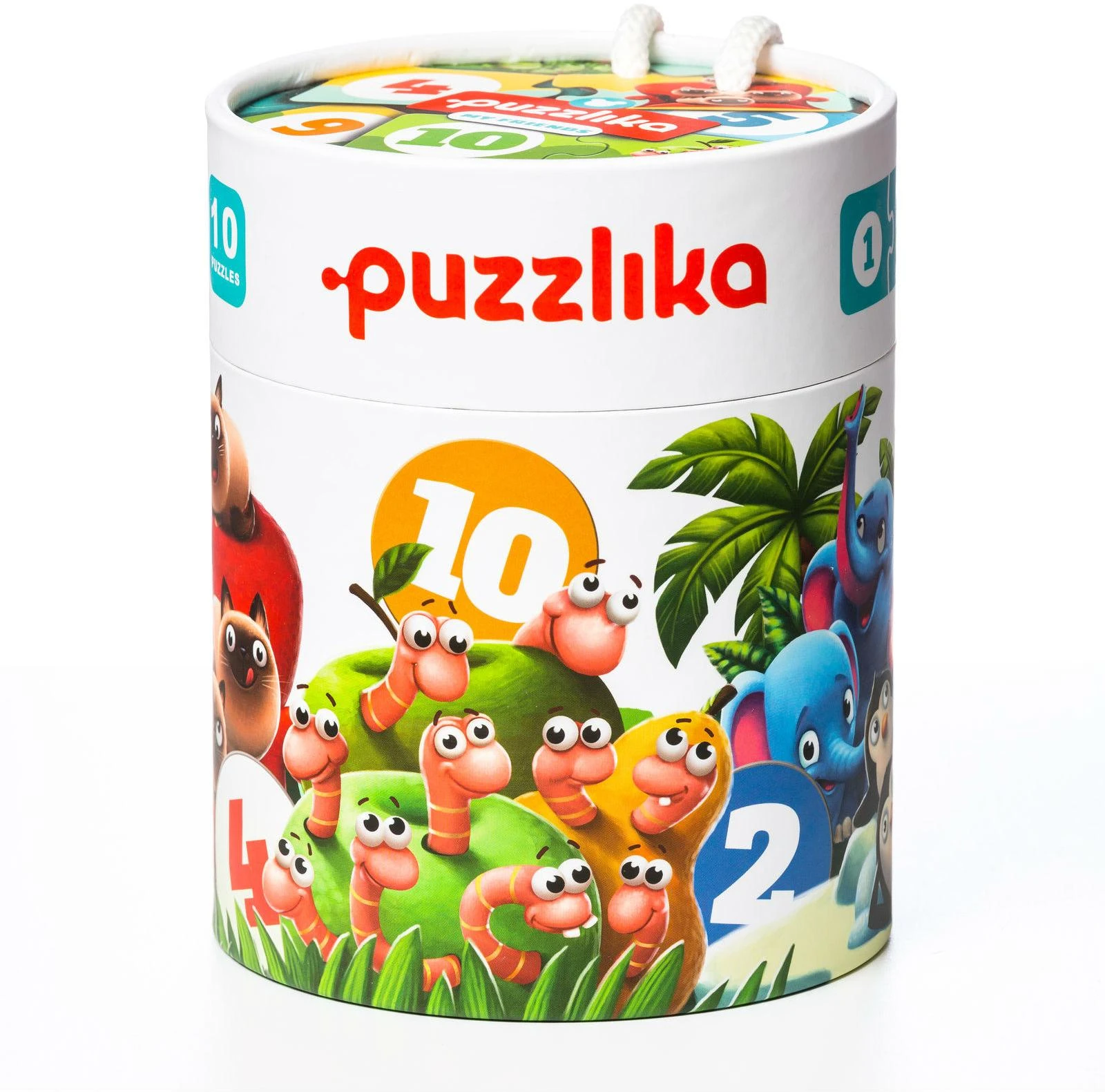 Levenya Dėlionė patiems mažiausiems Puzzlika MANO DRAUGAI, 20 didelių detalių