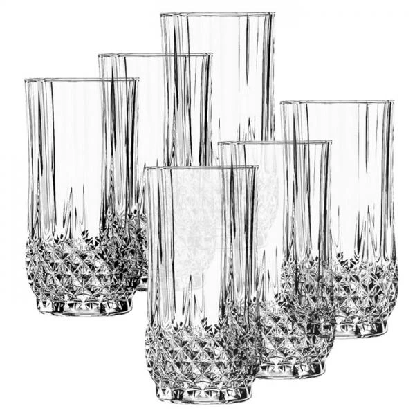 Arc Aukštų stiklinių rinkinys Eclat LONGCHAMP 360 ml, 6vnt.