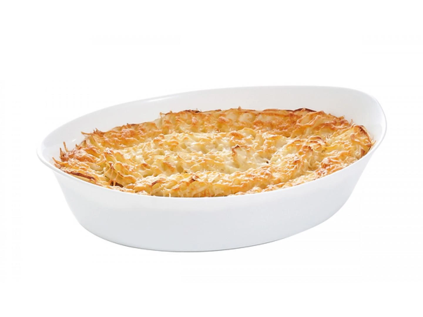 Balta ovali stiklinė kepimo forma Luminarc SMART CUISINE, 32x20 cm