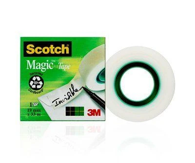 Lipni juostelė 3M Scotch Magic Invisible 810, 19 mm x 33 m