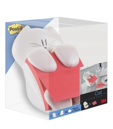 Post-it 3M CAT-330 katės formos laikiklis pakuotėje
