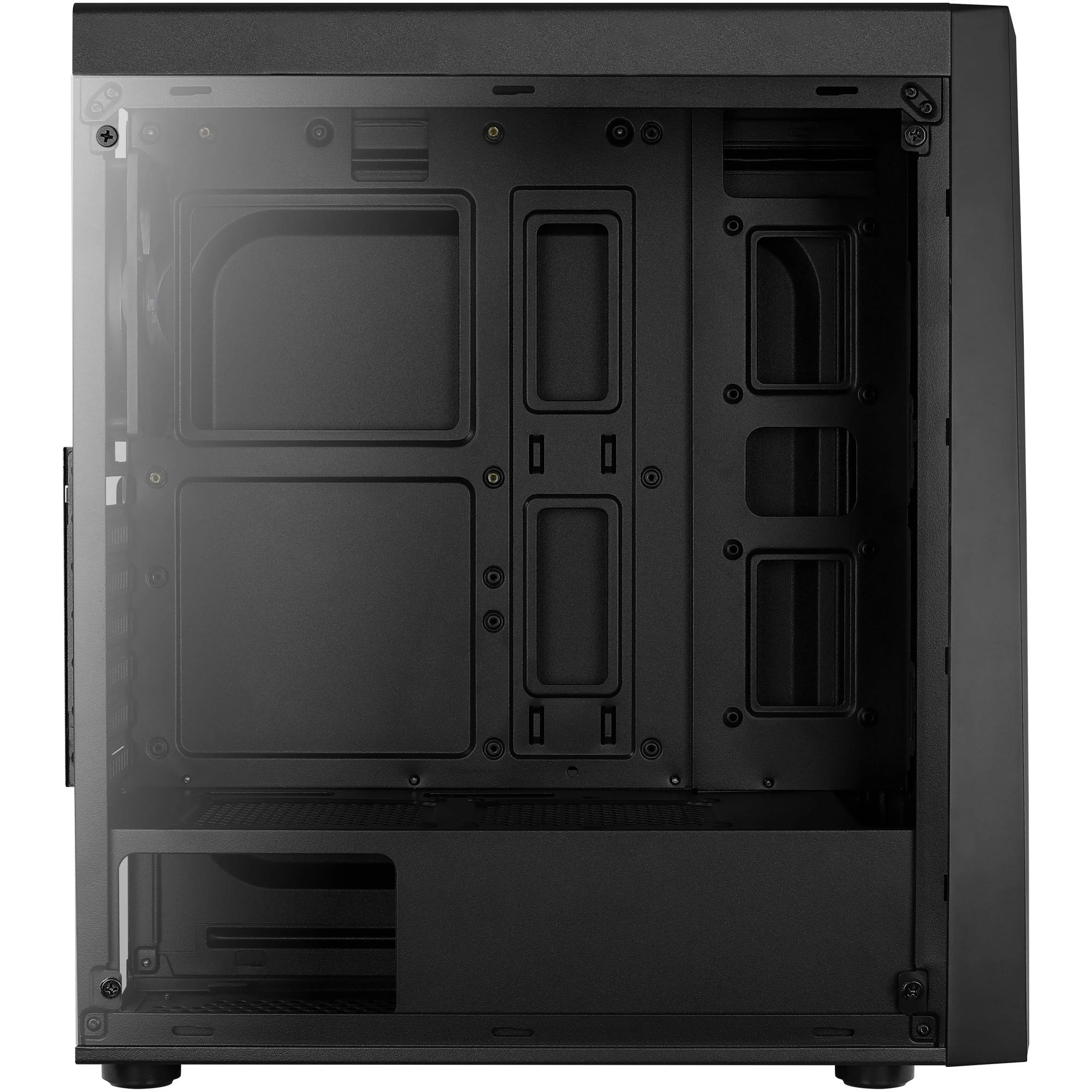 AEROCOOL AEROPGSBOLT-BK-RGB PC dėklas ATX Aerocool BOLT RGB USB 3.0 - 1x120mm Juodas FAN