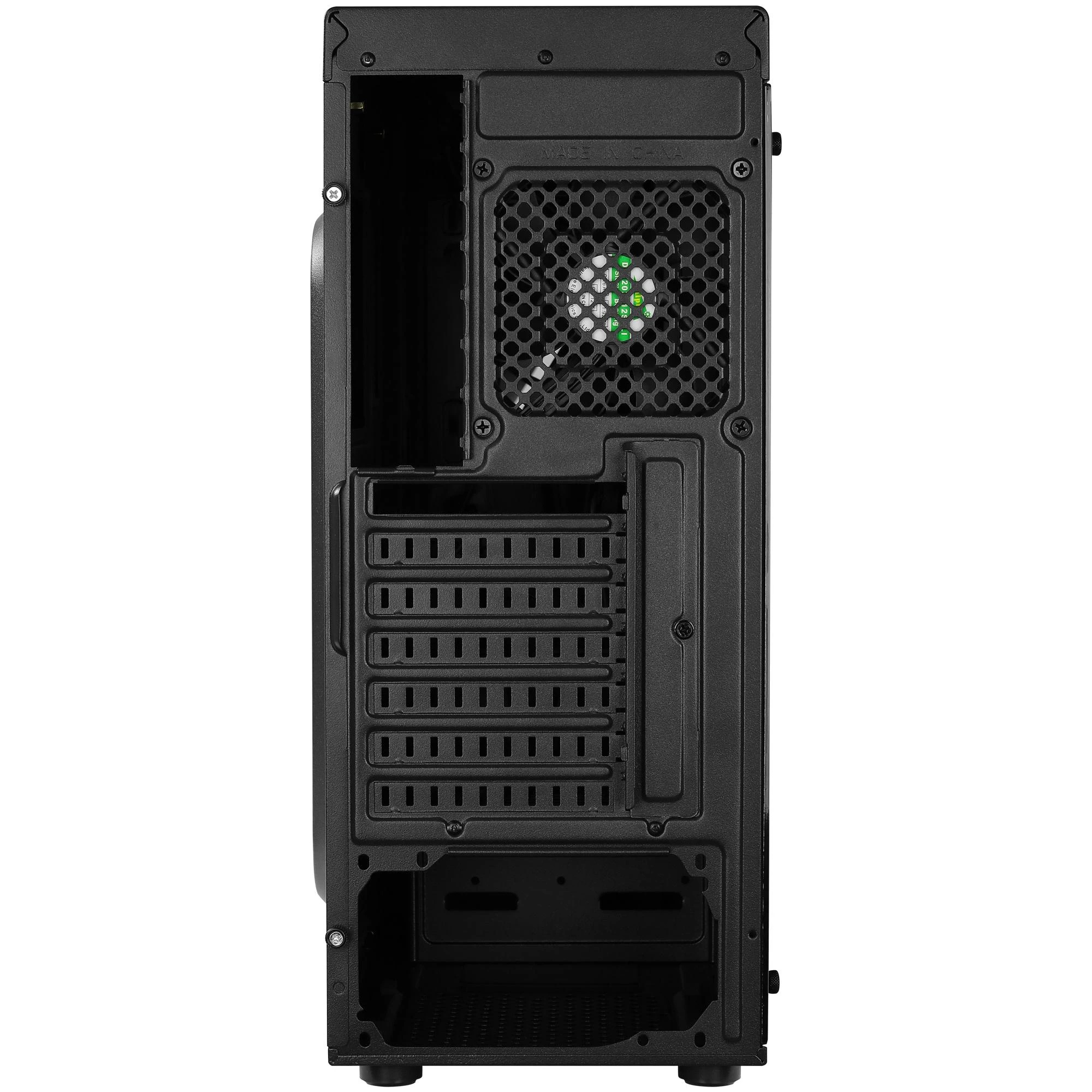 AEROCOOL AEROPGSBOLT-BK-RGB PC dėklas ATX Aerocool BOLT RGB USB 3.0 - 1x120mm Juodas FAN