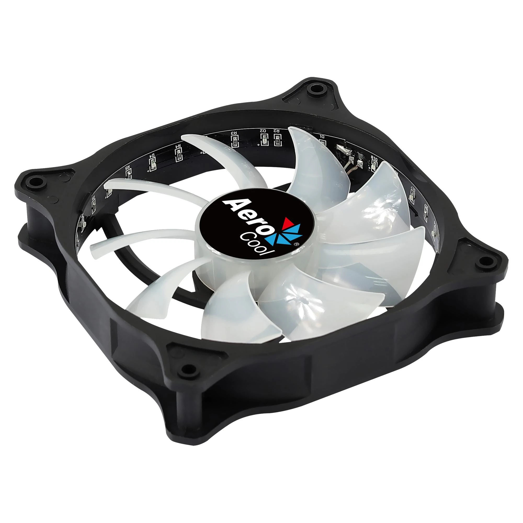 Aerocool Cosmo 12 Kompiuterio korpusui Ventiliatorius 12 cm Juoda