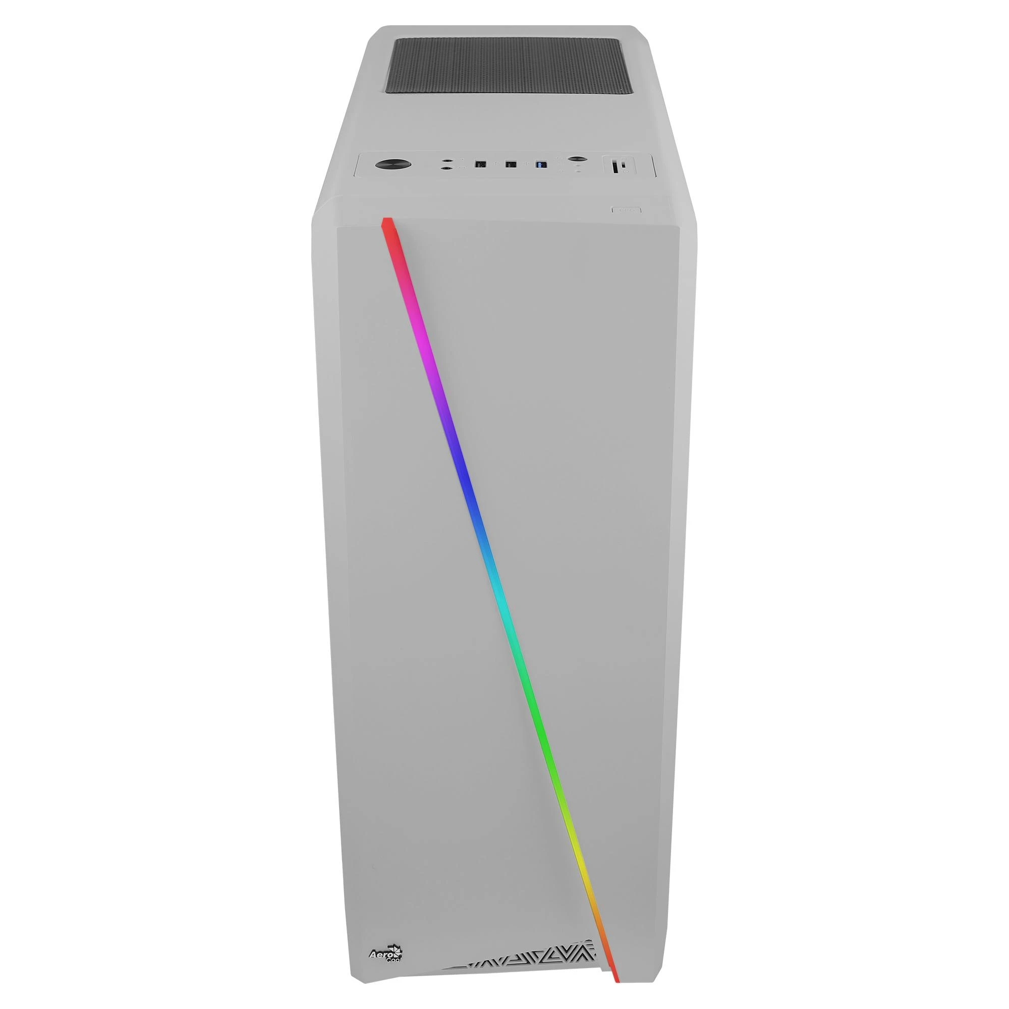 AEROCOOL AEROPGSCYLON-WH PC dėklas ATX be maitinimo šaltinio Aerocool CYLON RGB - USB3.0 Baltas