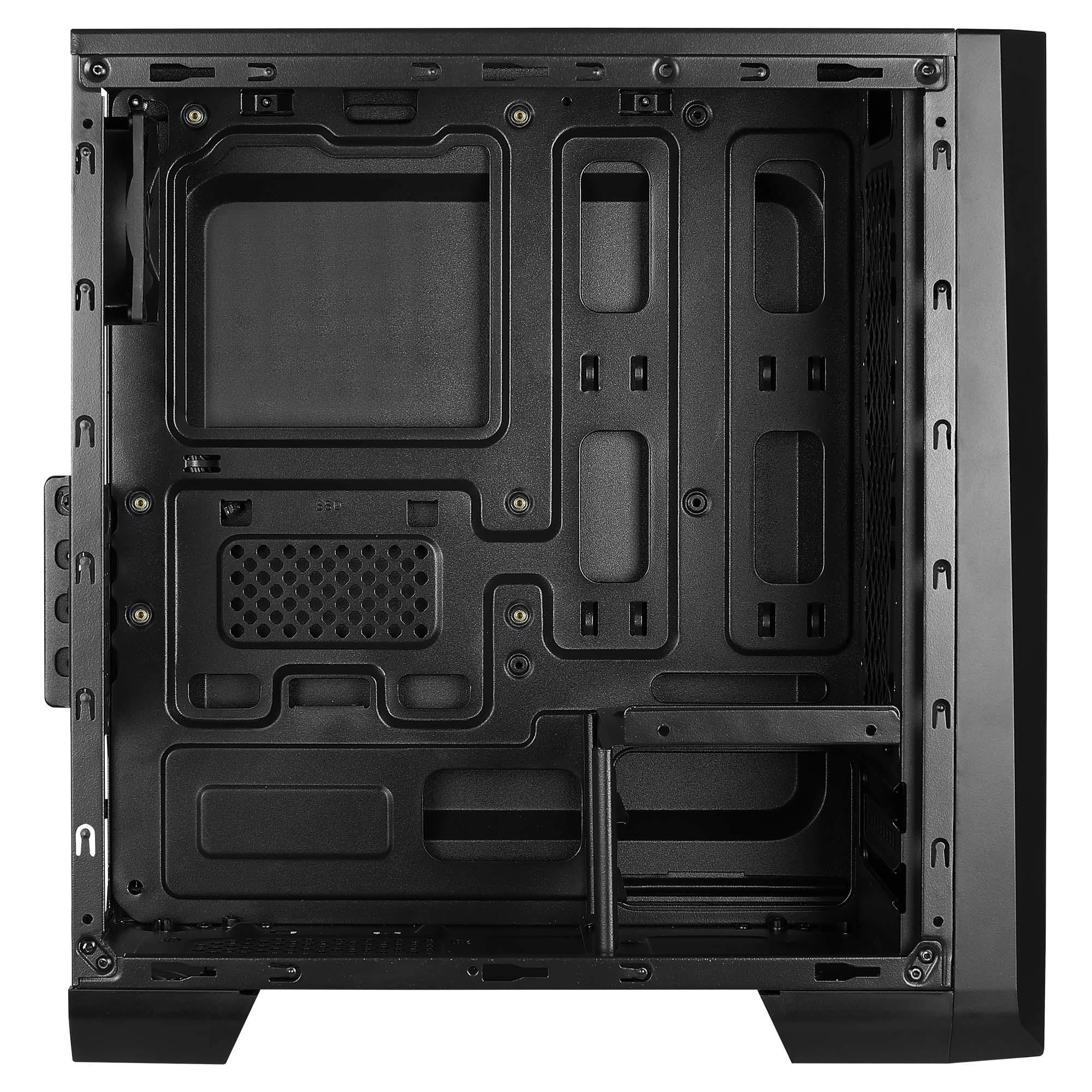 AEROCOOL AEROPGSCYLONMINI-BK PC dėklas Micro-ATX be maitinimo šaltinio Aerocool CYLON MINI RGB - USB3.0