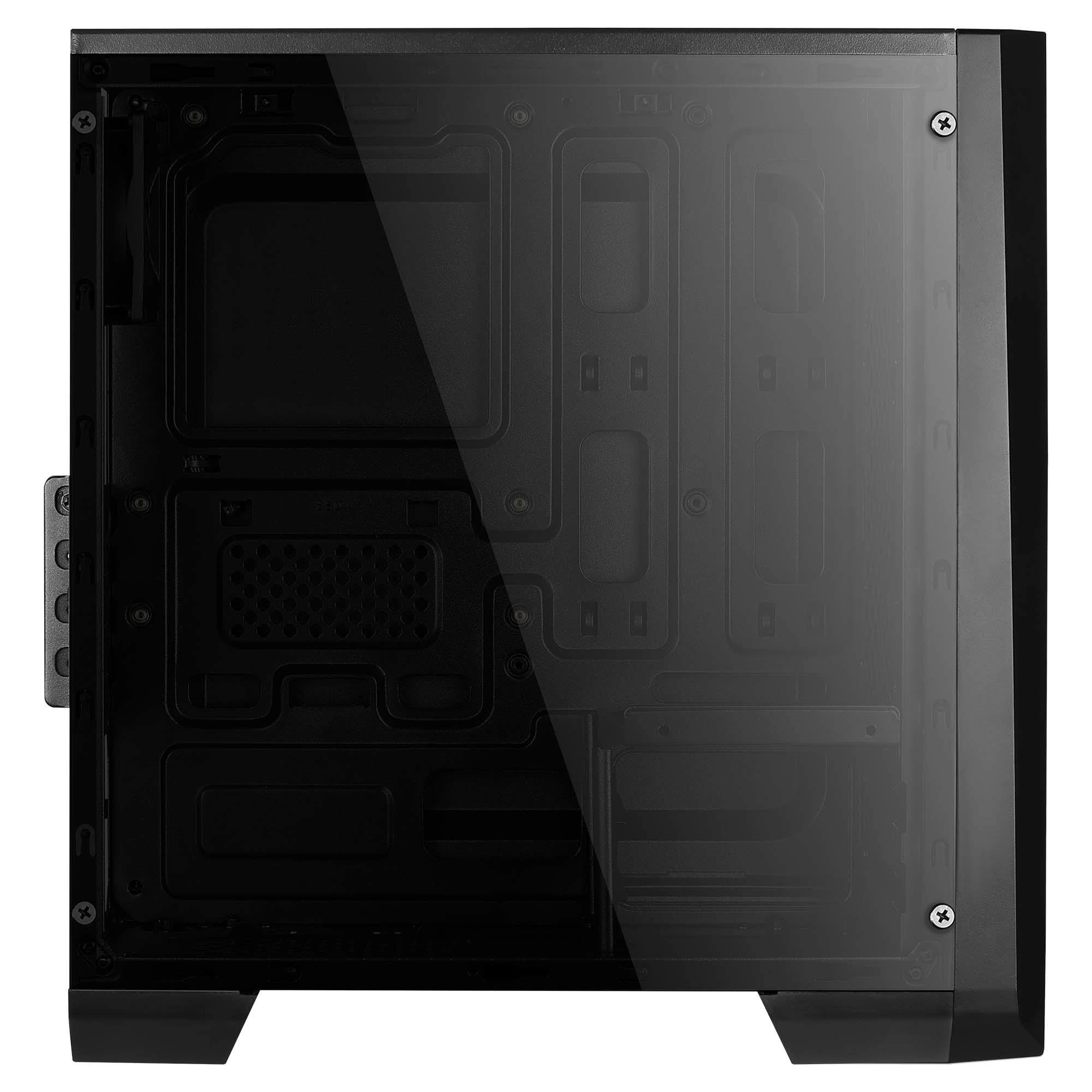 AEROCOOL AEROPGSCYLONMINI-BK PC dėklas Micro-ATX be maitinimo šaltinio Aerocool CYLON MINI RGB - USB3.0