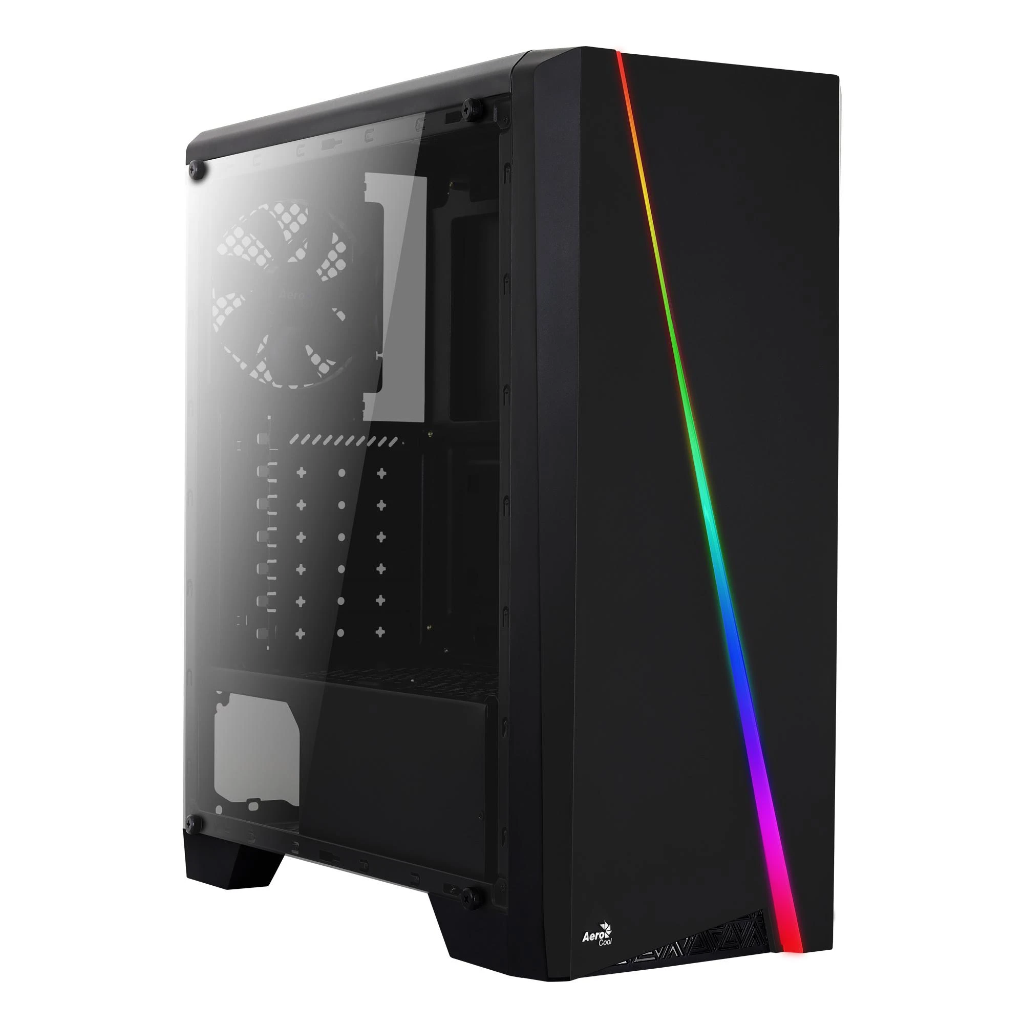 AEROCOOL AEROPGSCYLON-BK PC dėklas ATX wit