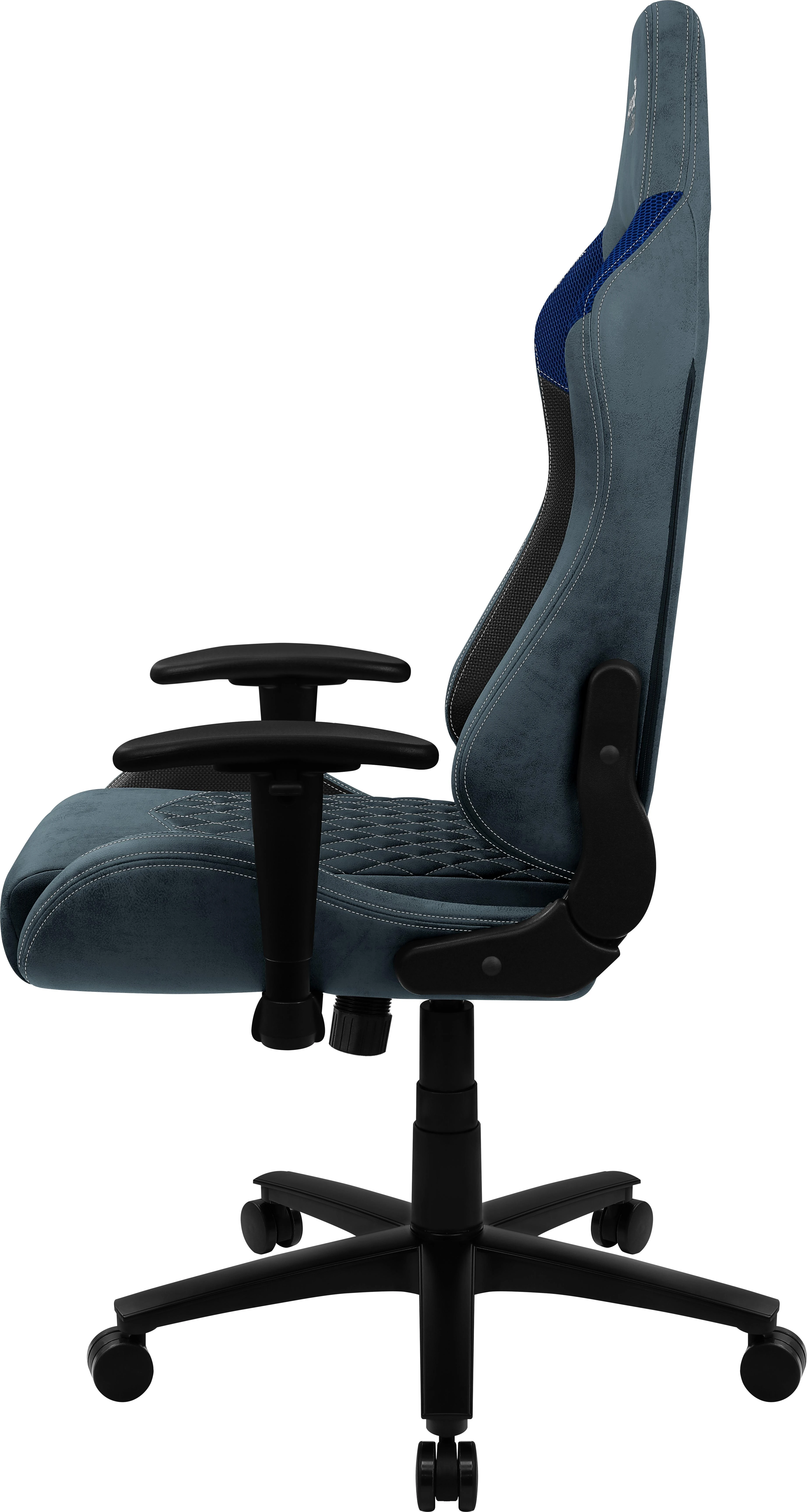 Žaidimų kėdė AeroCool DUKE Gaming Chair, Juoda-mėlyna
