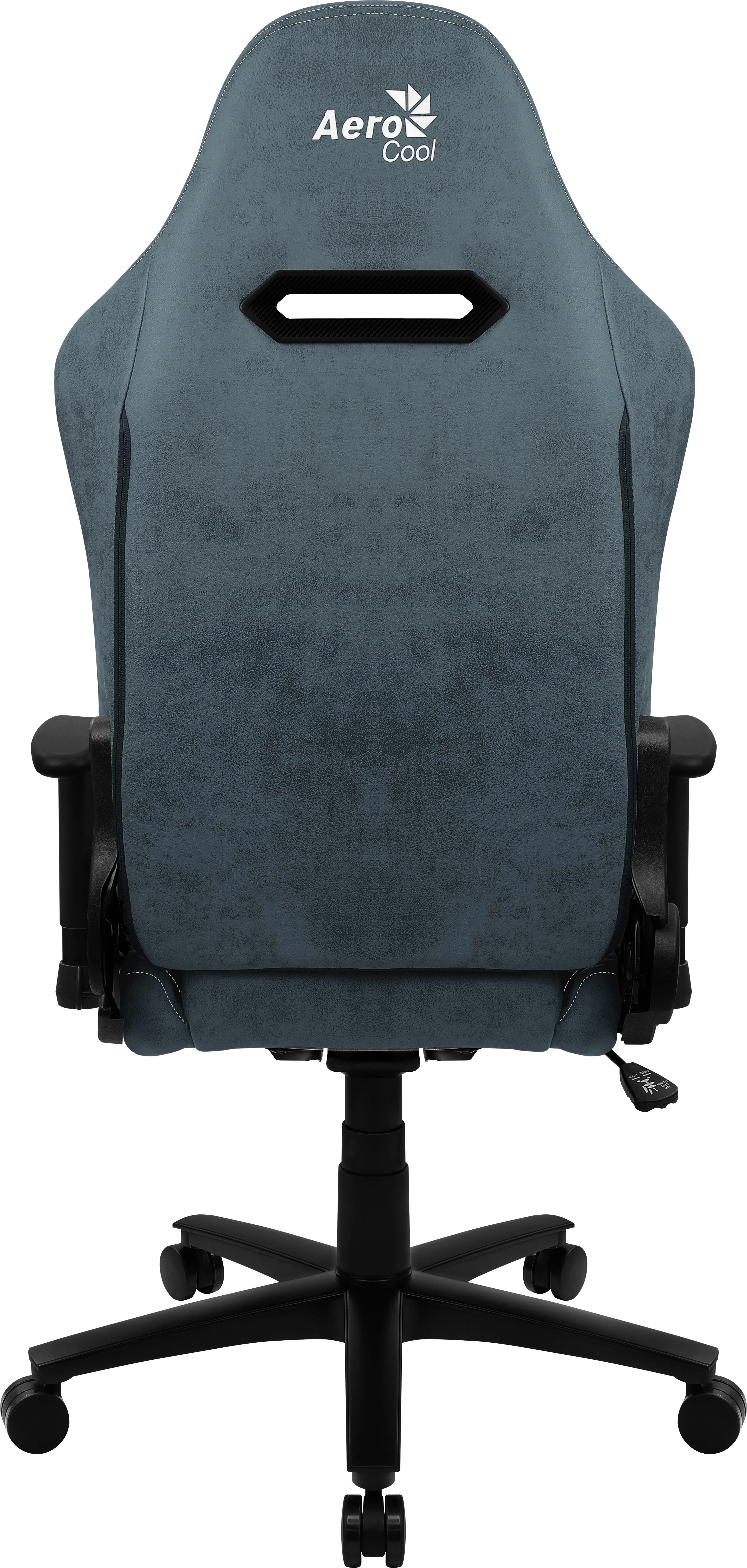 Žaidimų kėdė AeroCool DUKE Gaming Chair, Juoda-mėlyna