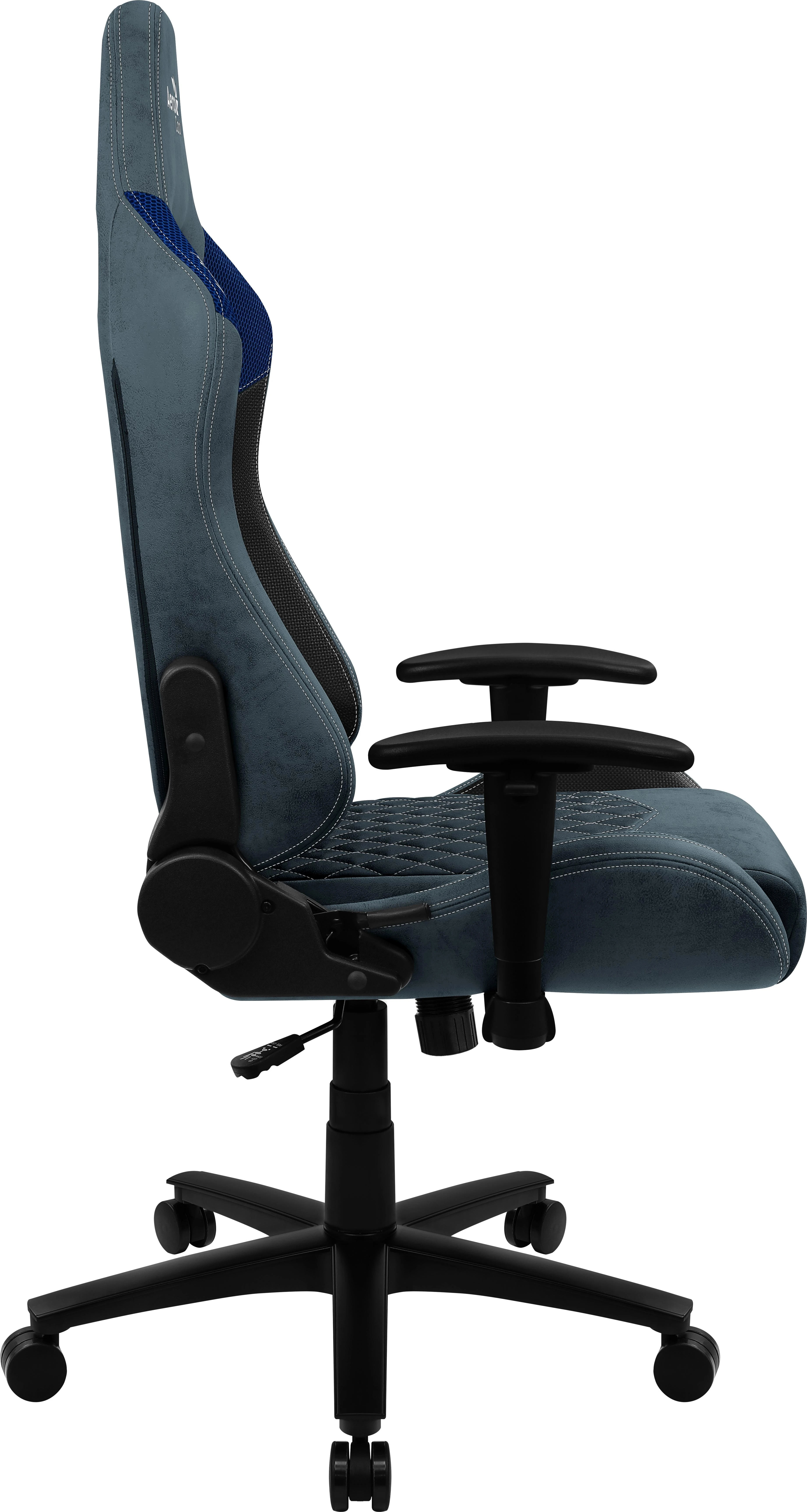 Žaidimų kėdė AeroCool DUKE Gaming Chair, Juoda-mėlyna