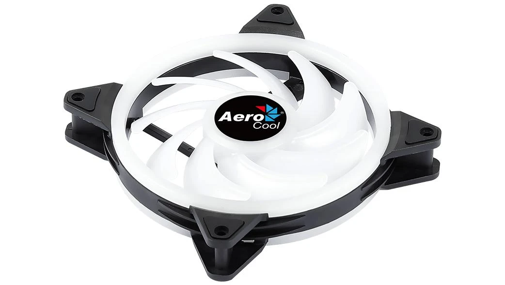 Aerocool Duo 14 Kompiuterio korpusui Ventiliatorius 14 cm Juoda