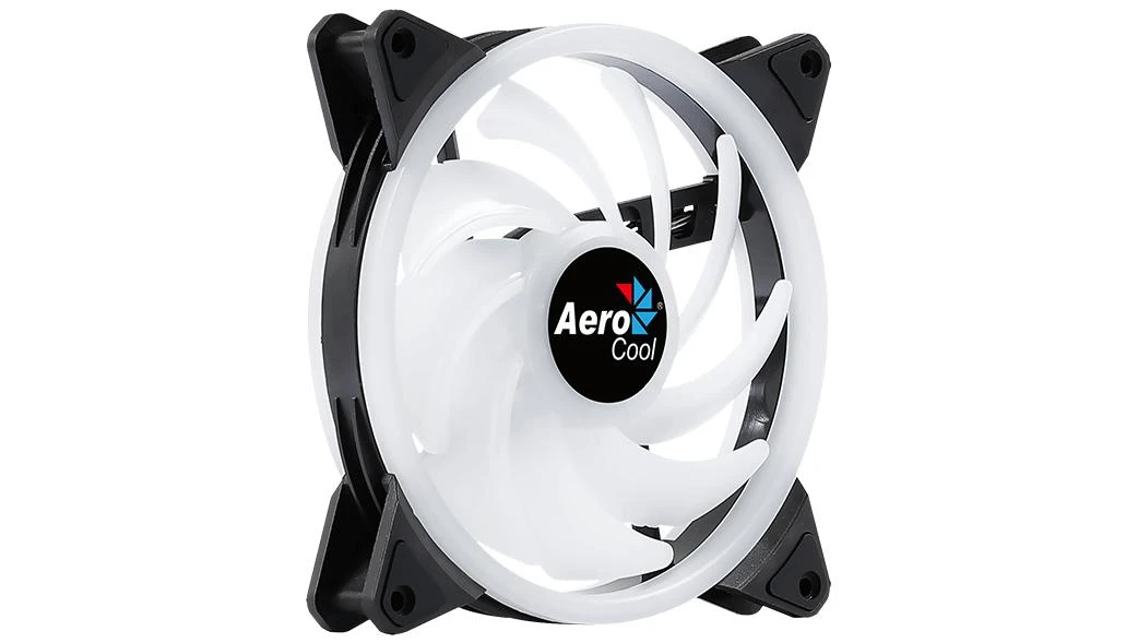 Aerocool Duo 14 Kompiuterio korpusui Ventiliatorius 14 cm Juoda