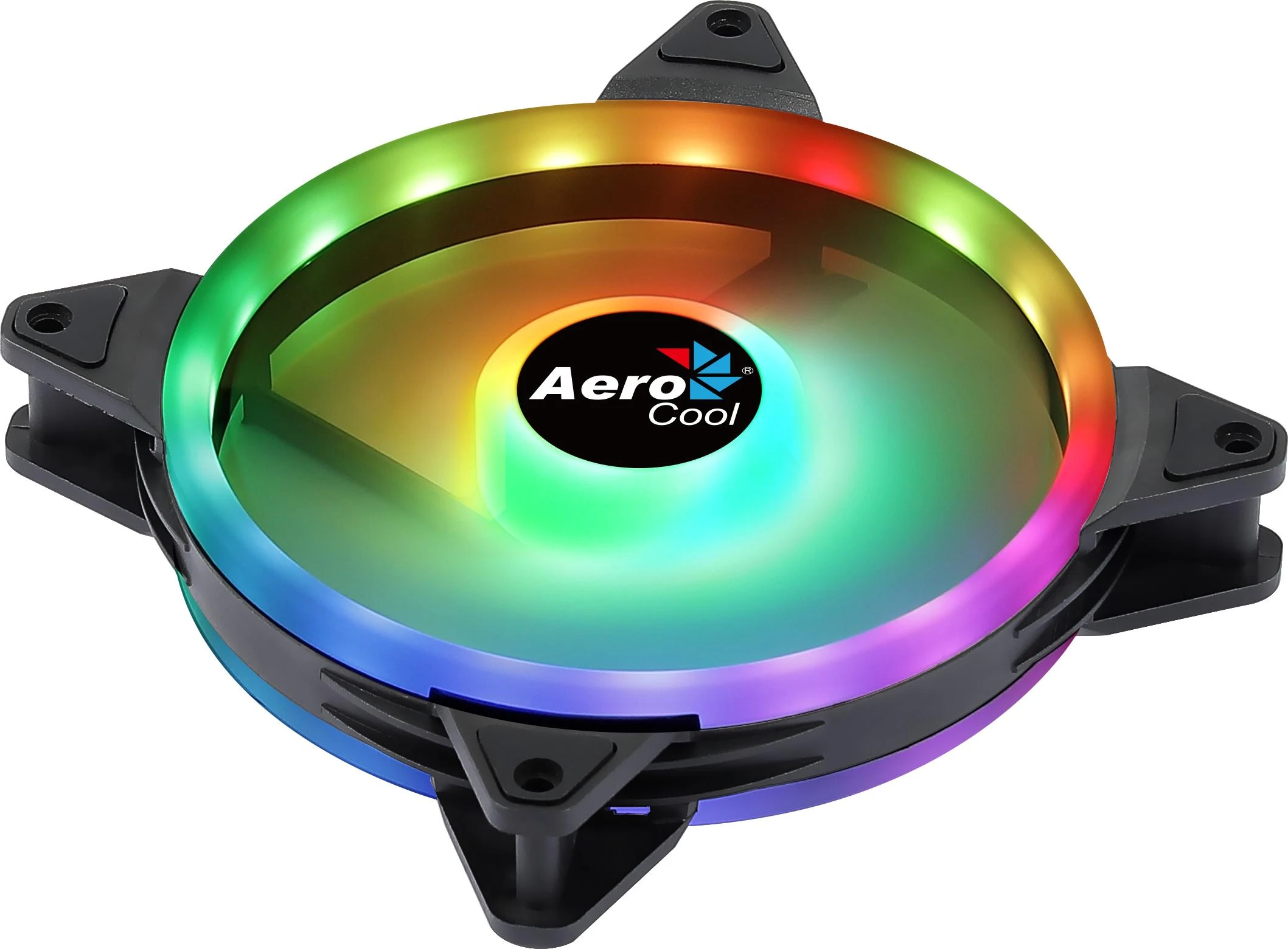 Aerocool Duo 14 Kompiuterio korpusui Ventiliatorius 14 cm Juoda