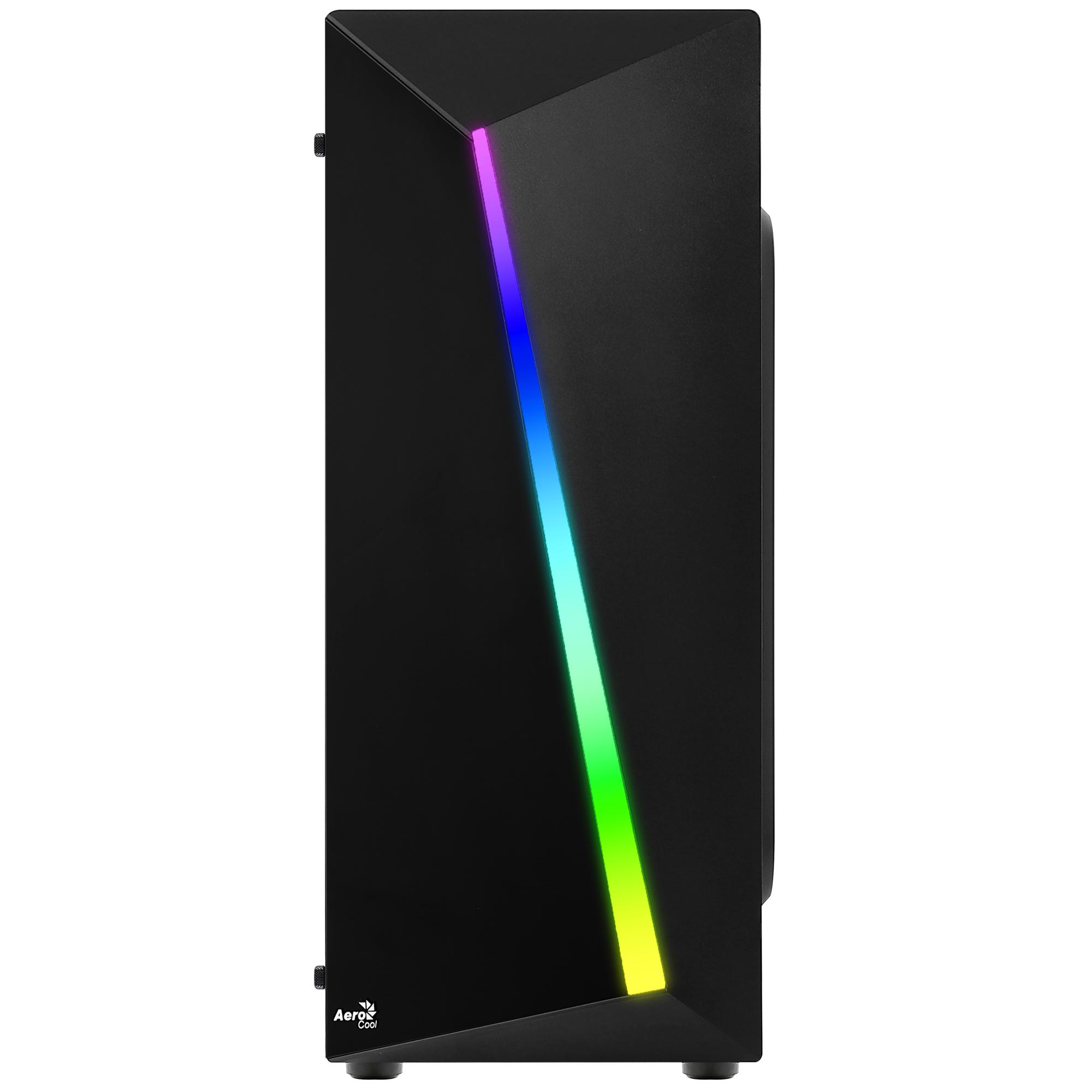 Korpusas Aerocool PGS SHARD RGB AEROPGSSHARDRGB-BK (ATX, Micro ATX, Mini ATX, juodos spalvos)
