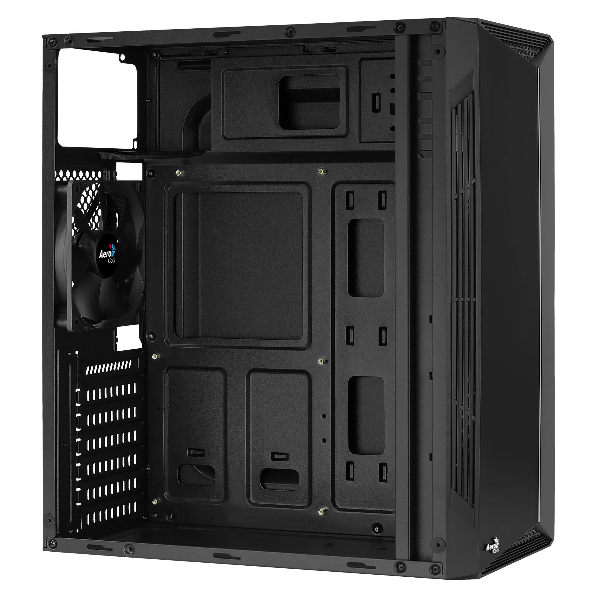 AEROCOOL AEROPGSSPLIT-A-BKRGB kompiuterio dėklas ATX Aerocool SPLIT RGB USB 3.0 - RGB STRIP 1x120mm VENTILIATORIUS