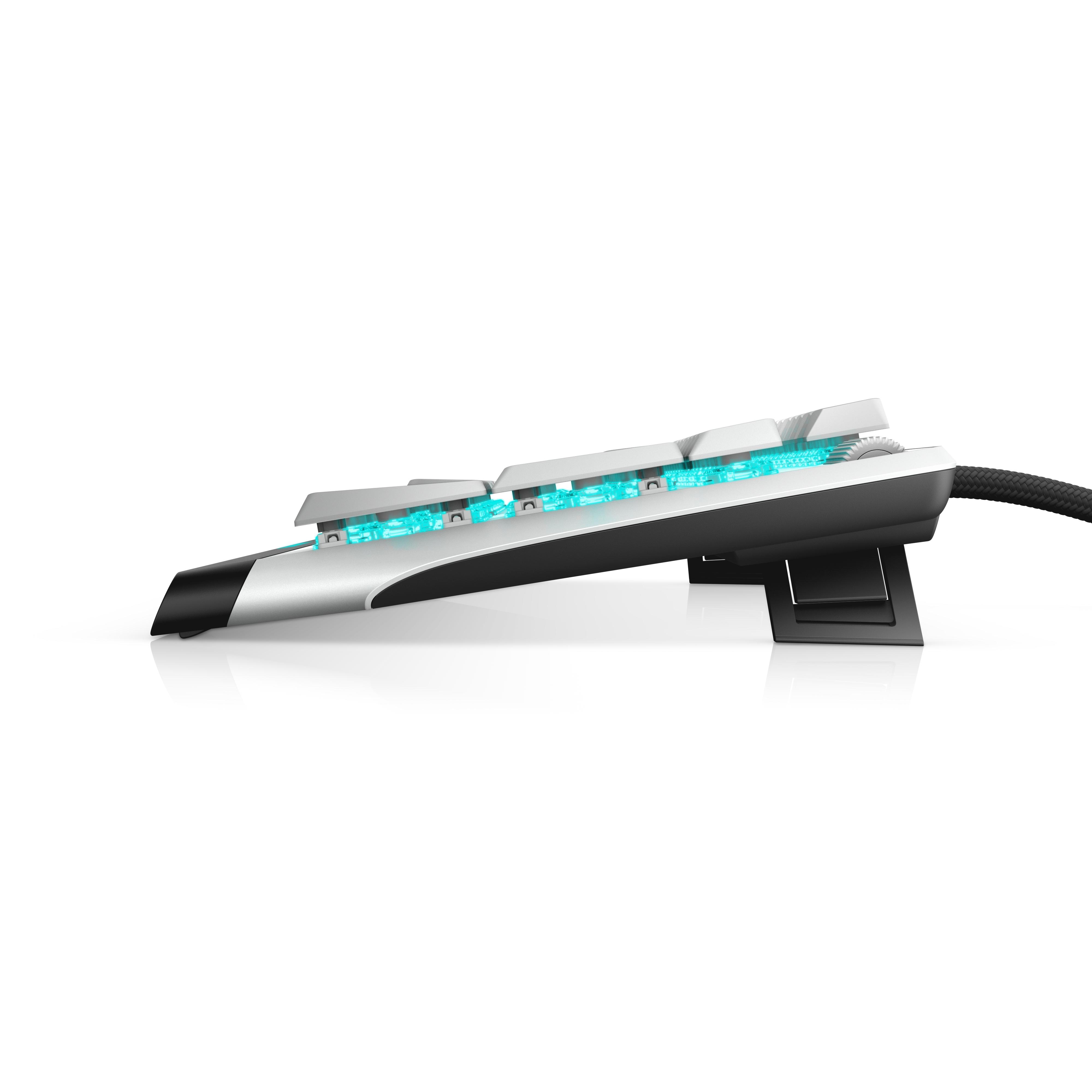 Dell Alienware AW510K klaviatūra USB Juoda, Balta