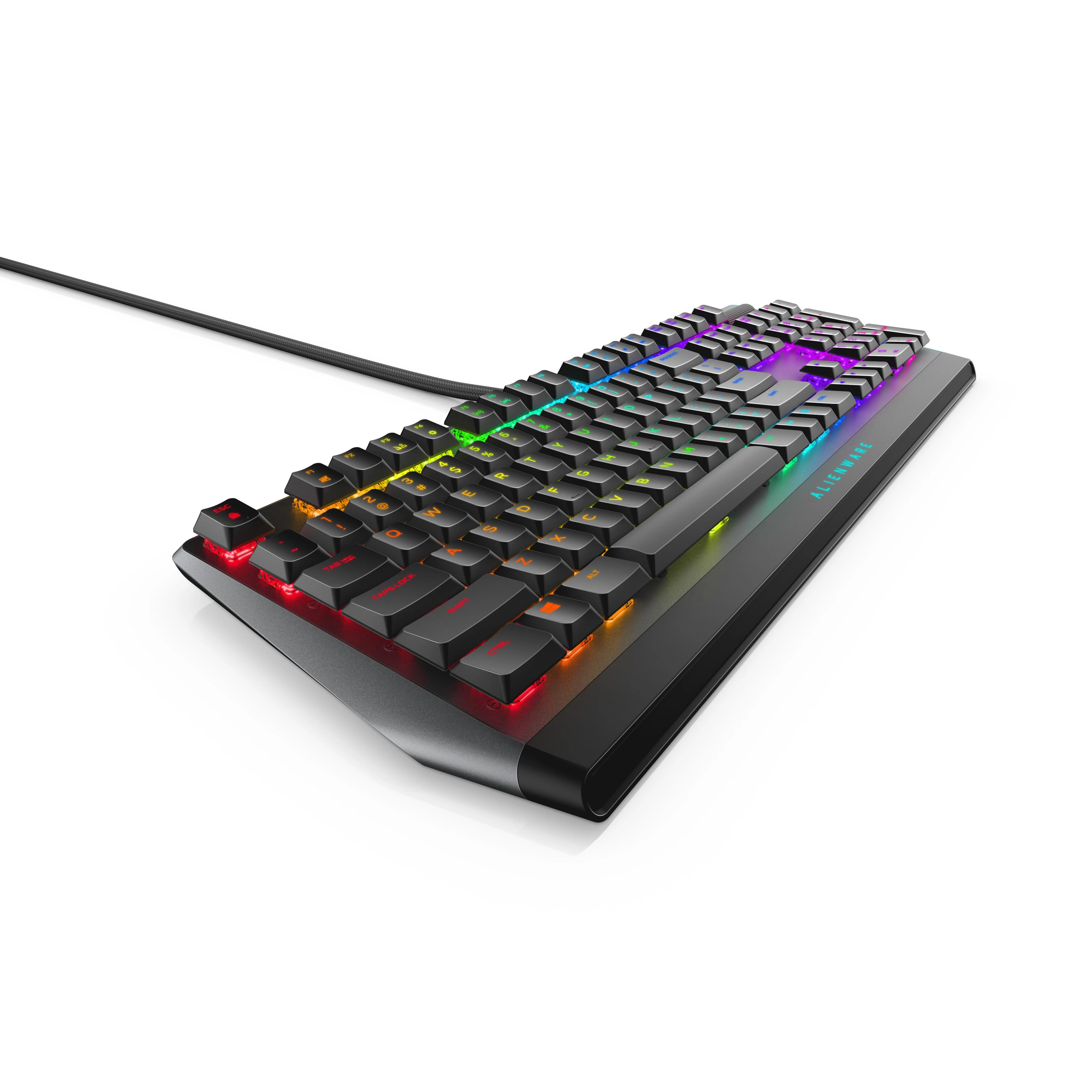 Dell | Alienware Klaviatūra žaidimams | AW510K | Mechaninė klaviatūra žaidimams | su laidu | RGB LED pašvietimas | EN