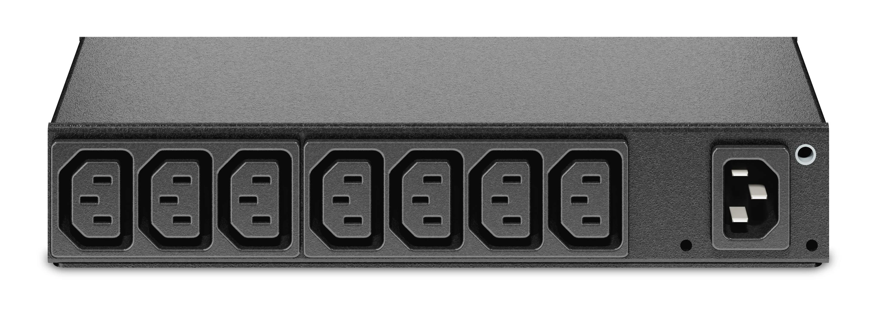 APC AP6015A maitinimo paskirstymo įrenginys 0U/1U Juoda 8 AC išvestis(ys / čių)
