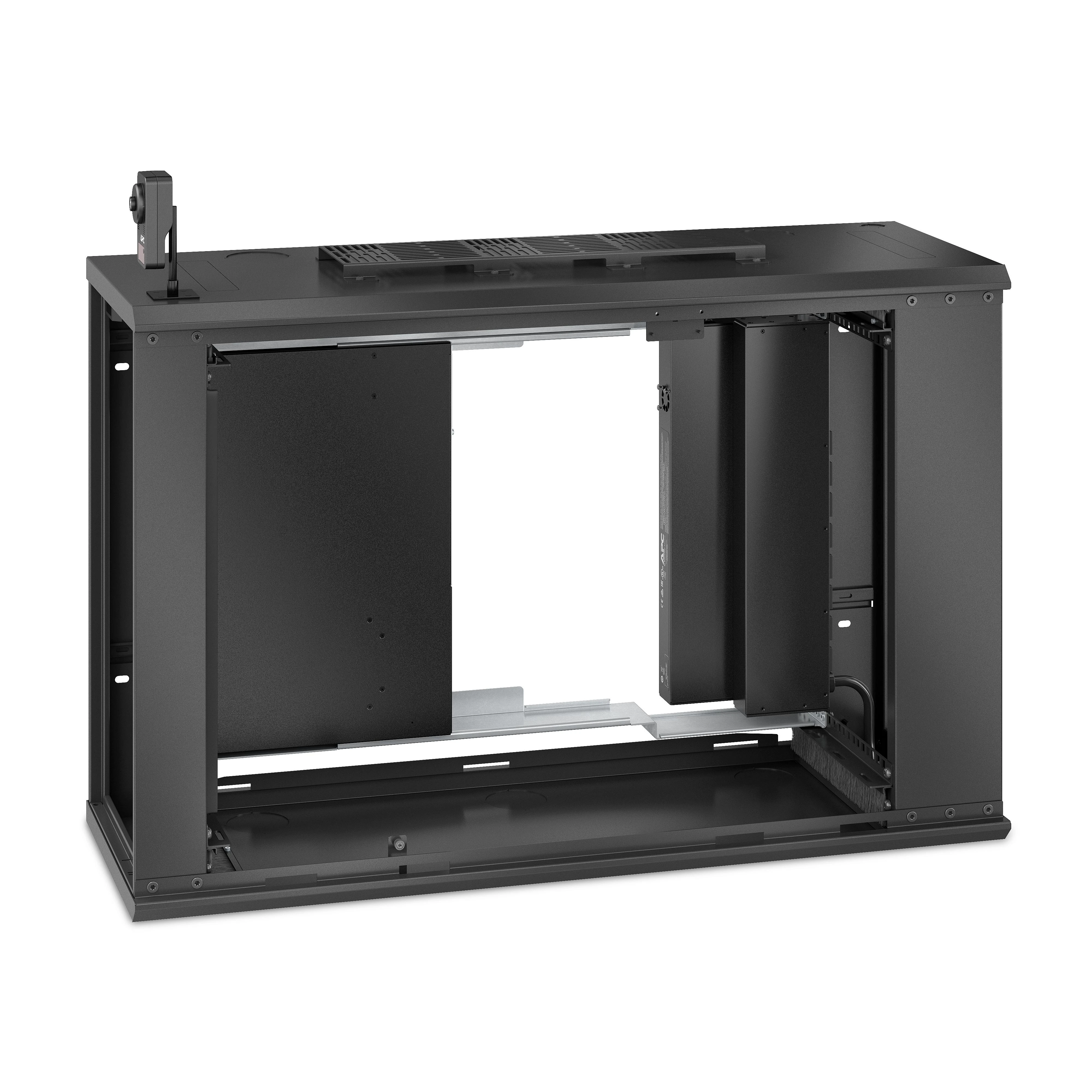 Apc NETSHELTER WX 6U ŽEMO PROFILIŲ SIENOS MONTAVIMAS 230V VENTILIATORIAI