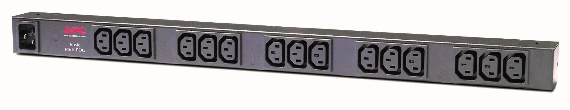 APC Basic Rack PDU AP9572 maitinimo paskirstymo įrenginys 0U Juoda 15 AC išvestis(ys / čių)