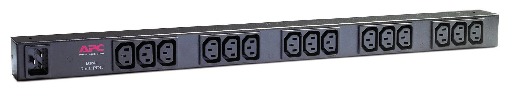 APC Basic Rack PDU AP9572 maitinimo paskirstymo įrenginys 0U Juoda 15 AC išvestis(ys / čių)