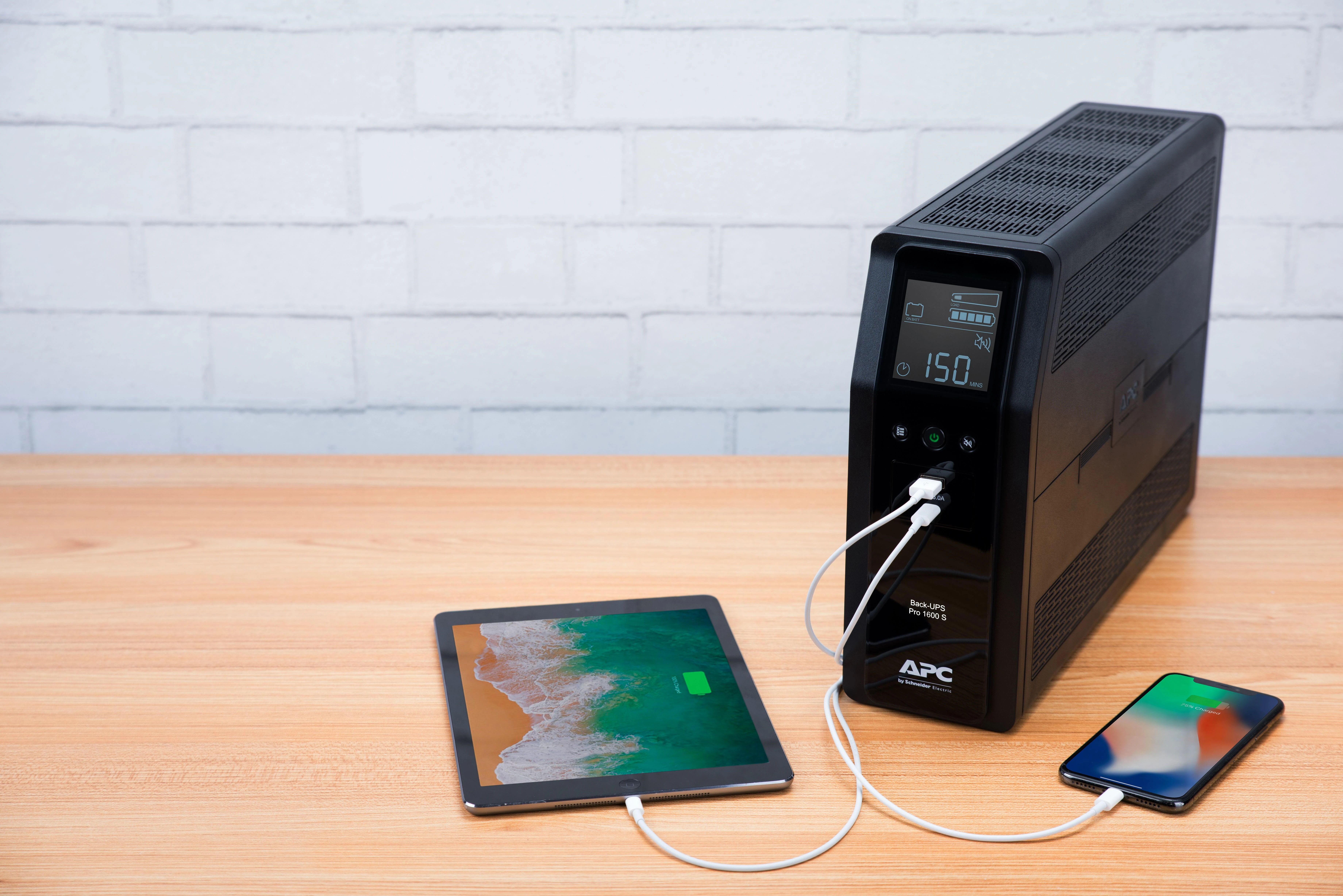 APC BACK UPS PRO BR 1600VA, SINEWAVE, 8 OUTLETS, AVR, LCD SĄSAJA