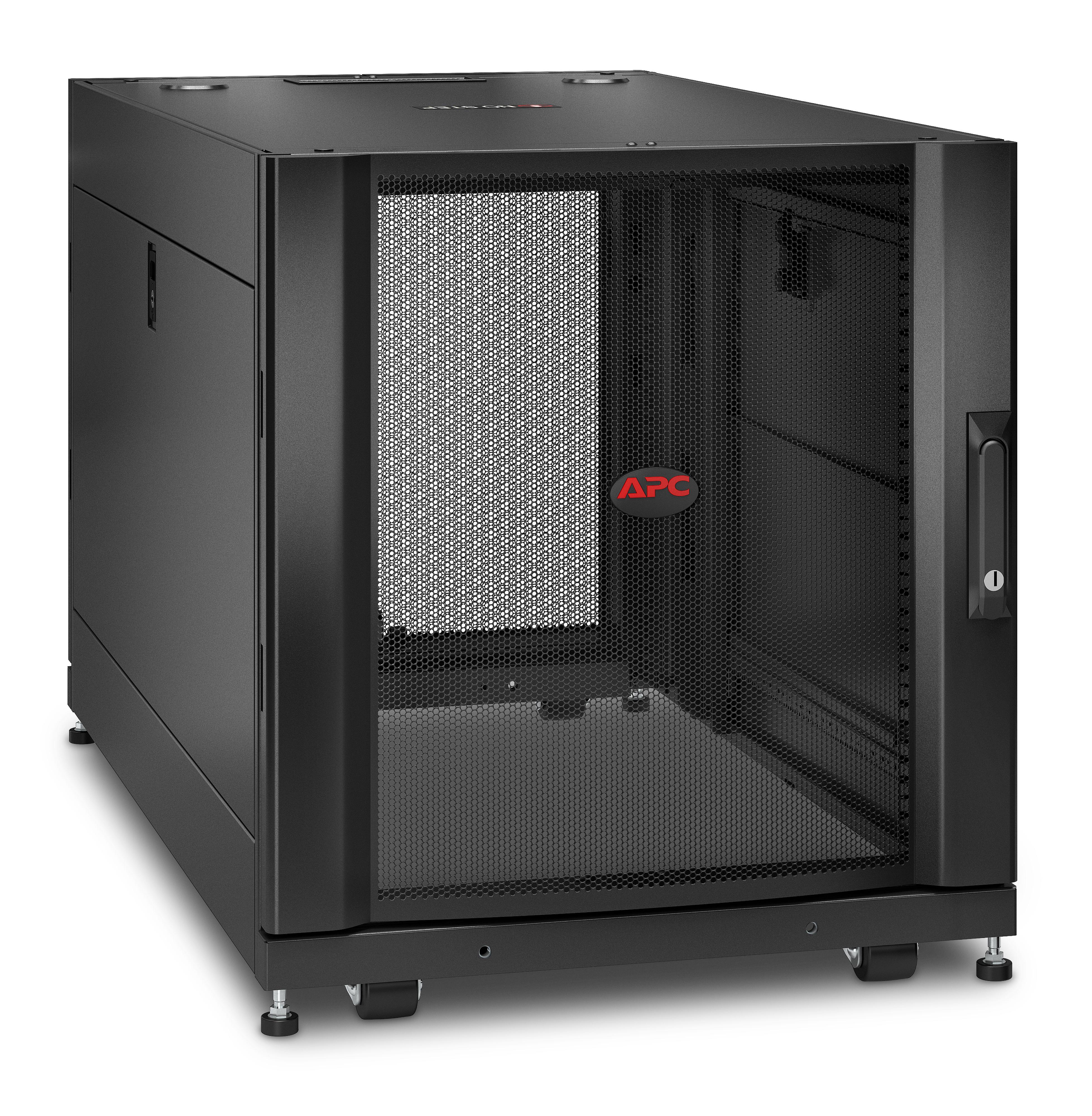 APC NETSHELTER SX 12U SERVER RACK ENCLOSURE 600MM X 1070MM W/ SIDES Juodas