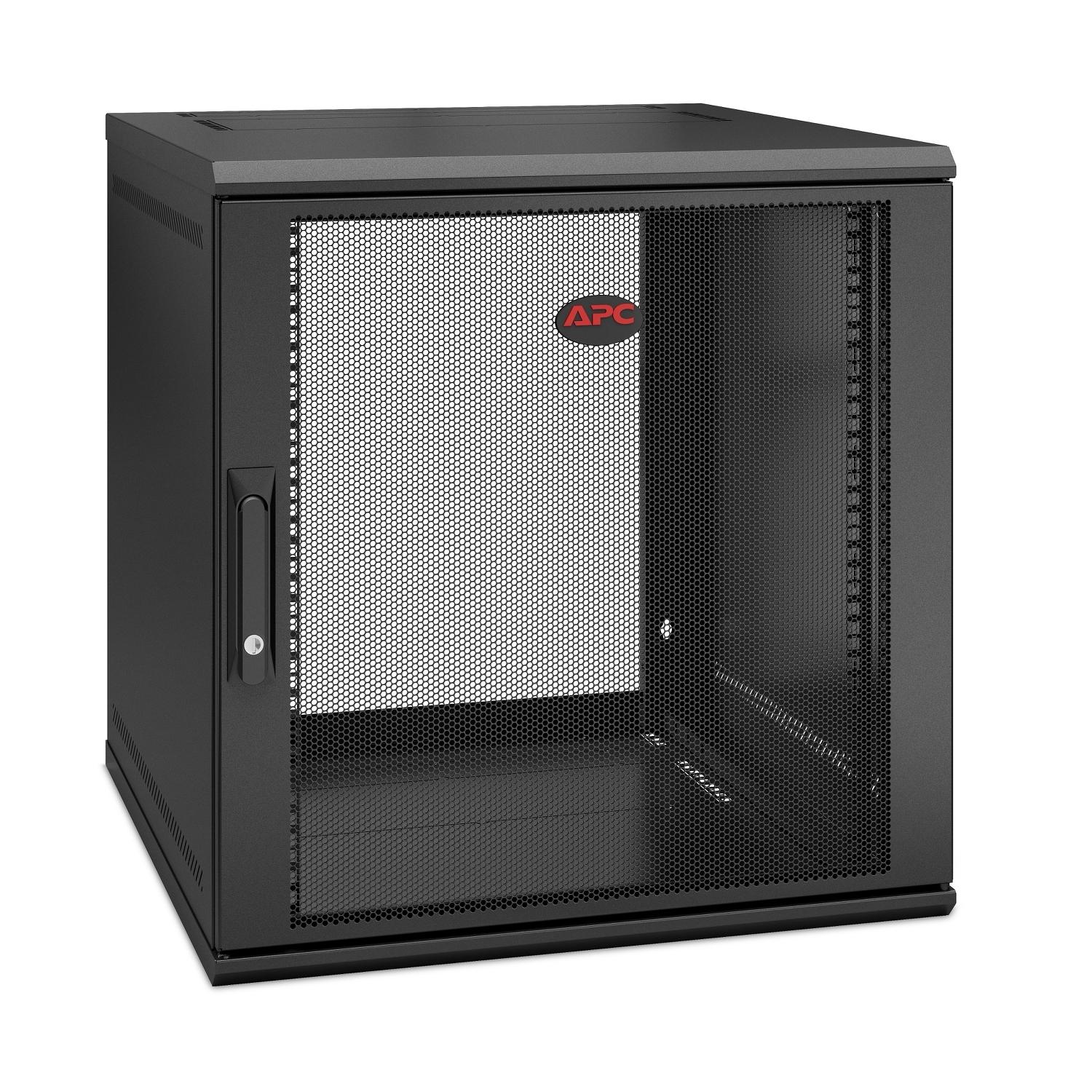 Muzikinis centras APC NETSHELTER WX 12U 600 mm GYLIUS VIENO ŠARSNIU ANT SIENOS DĖMESIO