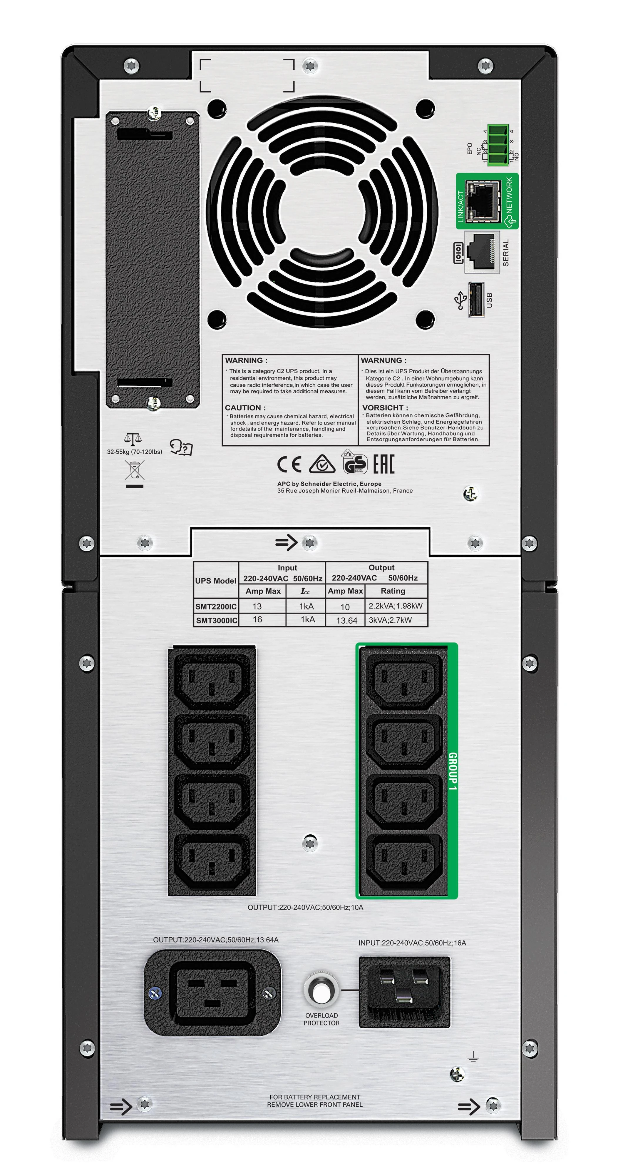 APC Smart-UPS 2200VA LCD 230V su SmartConnect