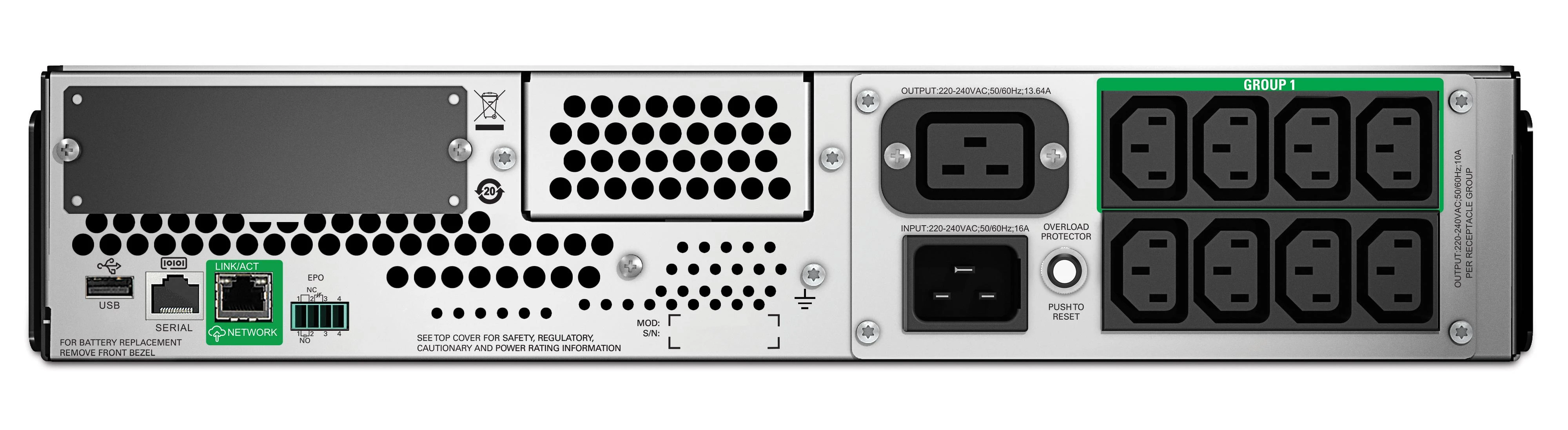 APC Smart-UPS 3000VA LCD RM 2U 230V su SmartConnect