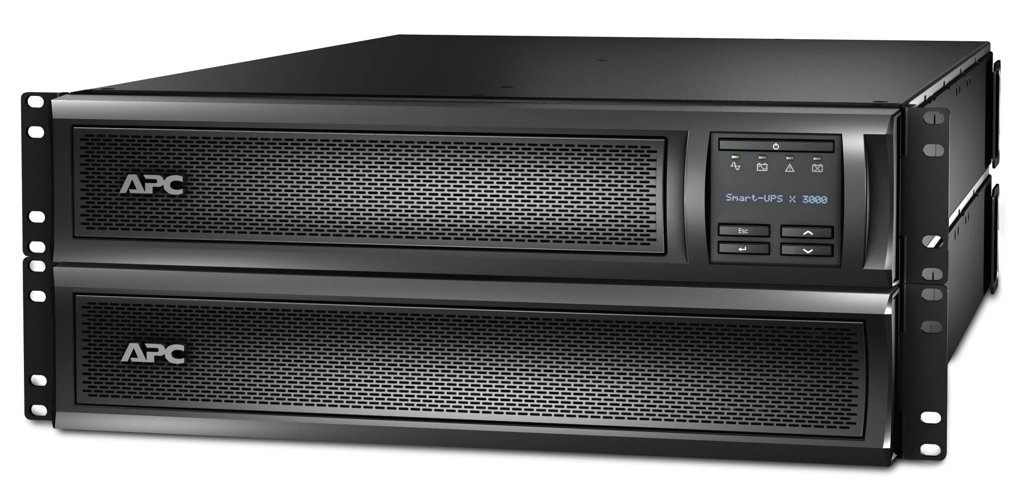 APC Smart-UPS X 3000VA stovo / bokšto LCD 200-240V su tinklo kortele
