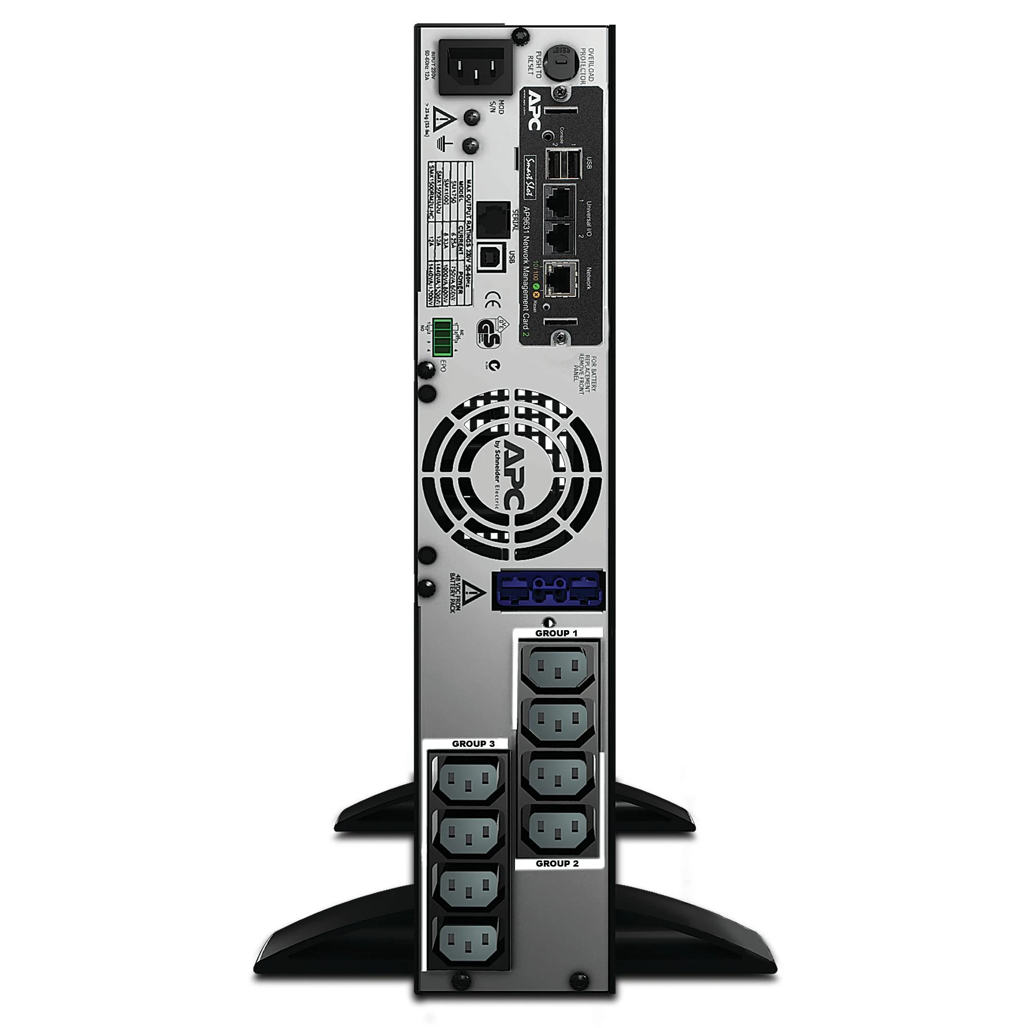 <b>APC Smart-UPS X 1500VA Rack/Tower LCD 230V su tinklo kortele</b>