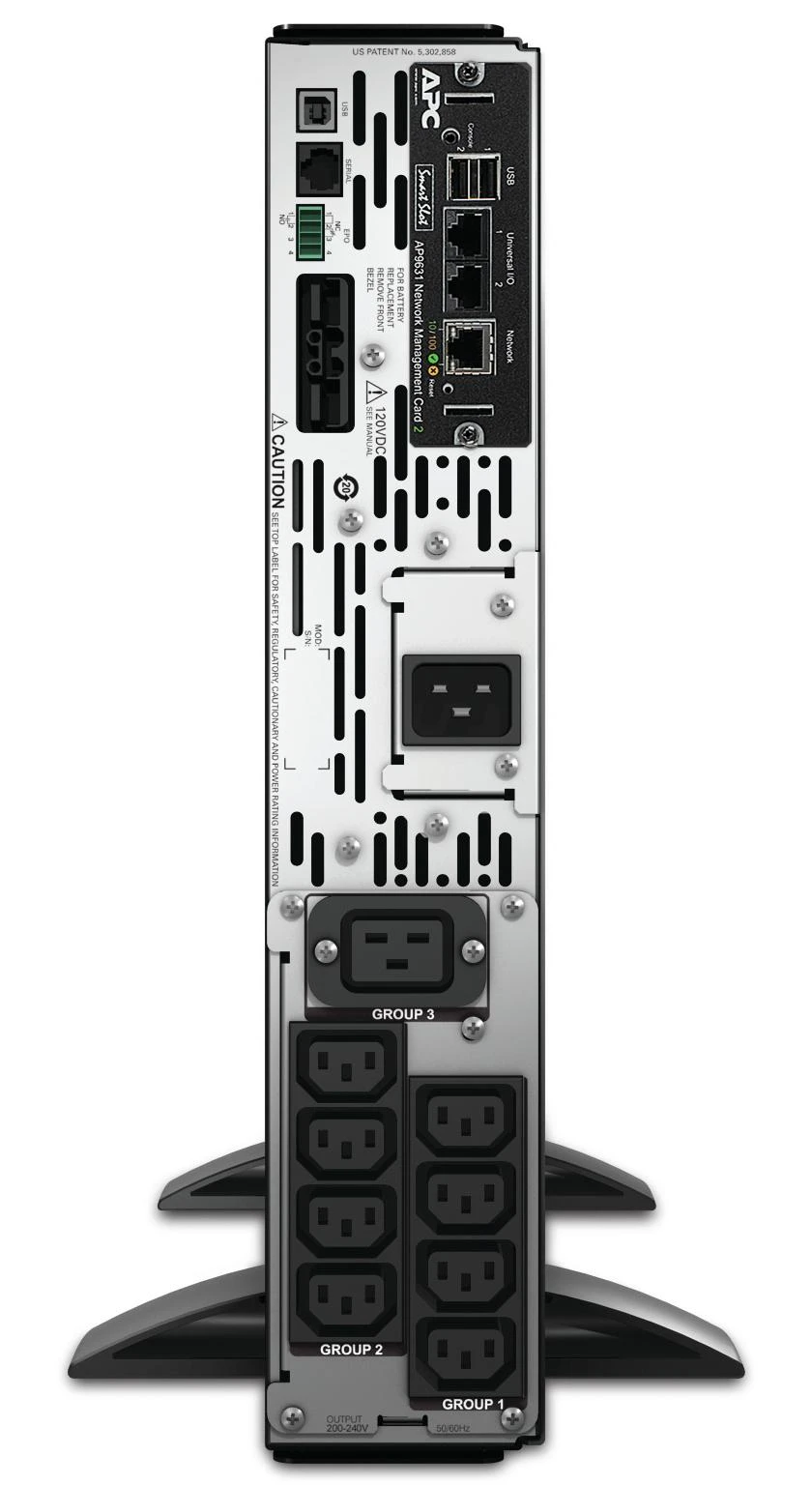 APC Smart-UPS X 3000VA stovo / bokšto LCD 200-240V su tinklo kortele