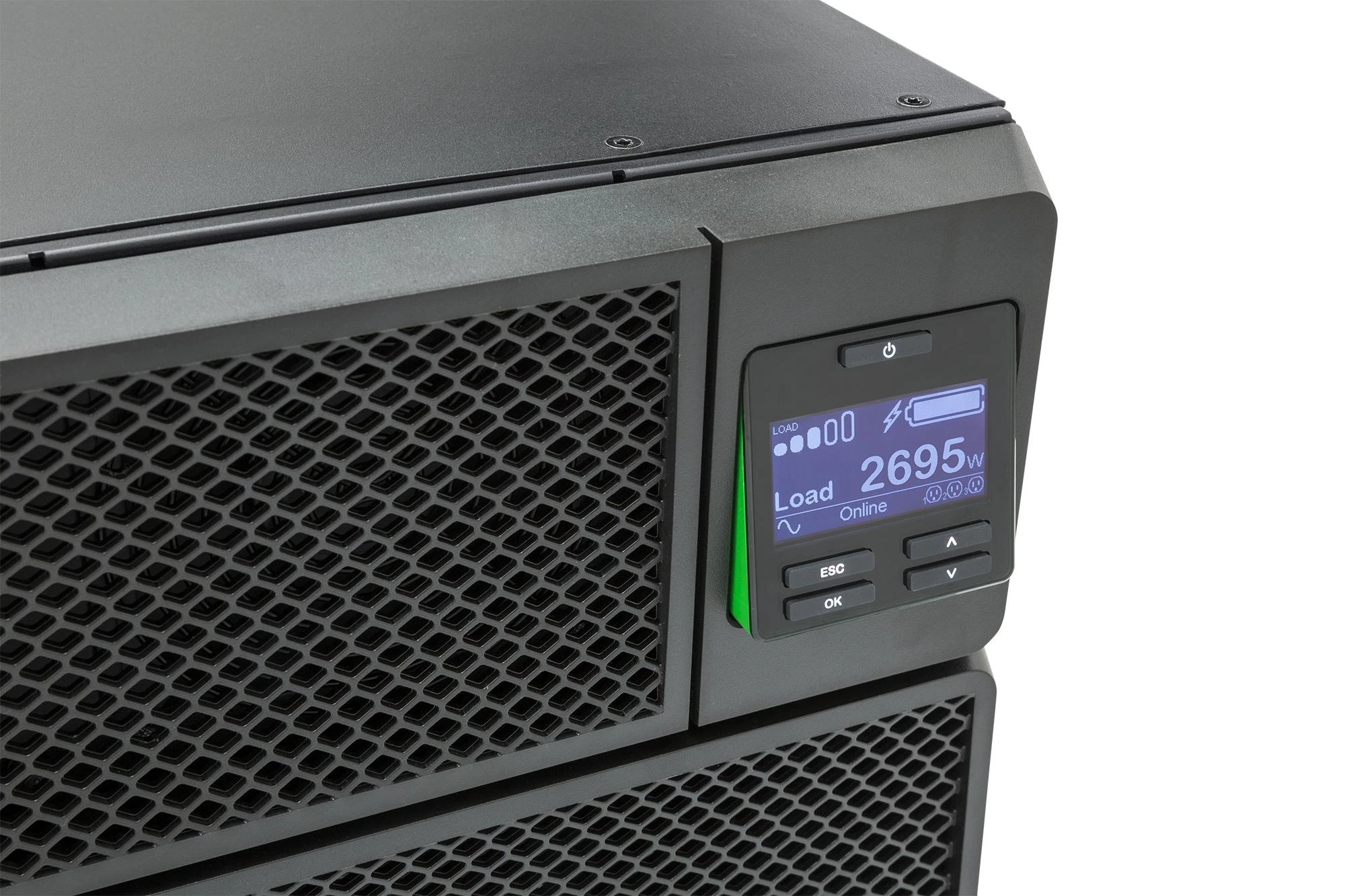 APC Smart-UPS On-Line nepertraukiamo maitinimo resursai (UPS) Dviguba konversija (prisijungus) 6000 VA 6000 W 10 AC išvestis(ys / čių)