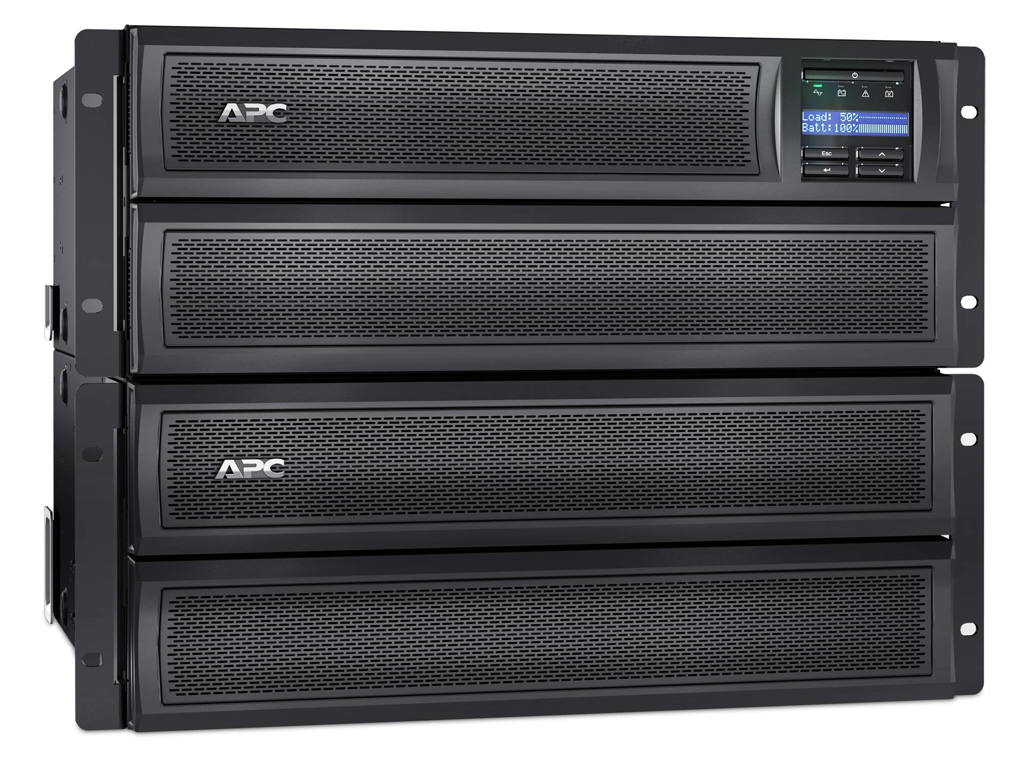 APC Smart-UPS X 2200VA Short Gylis Tower/Rack Convertible LCD 200-240V su tinklo kortele