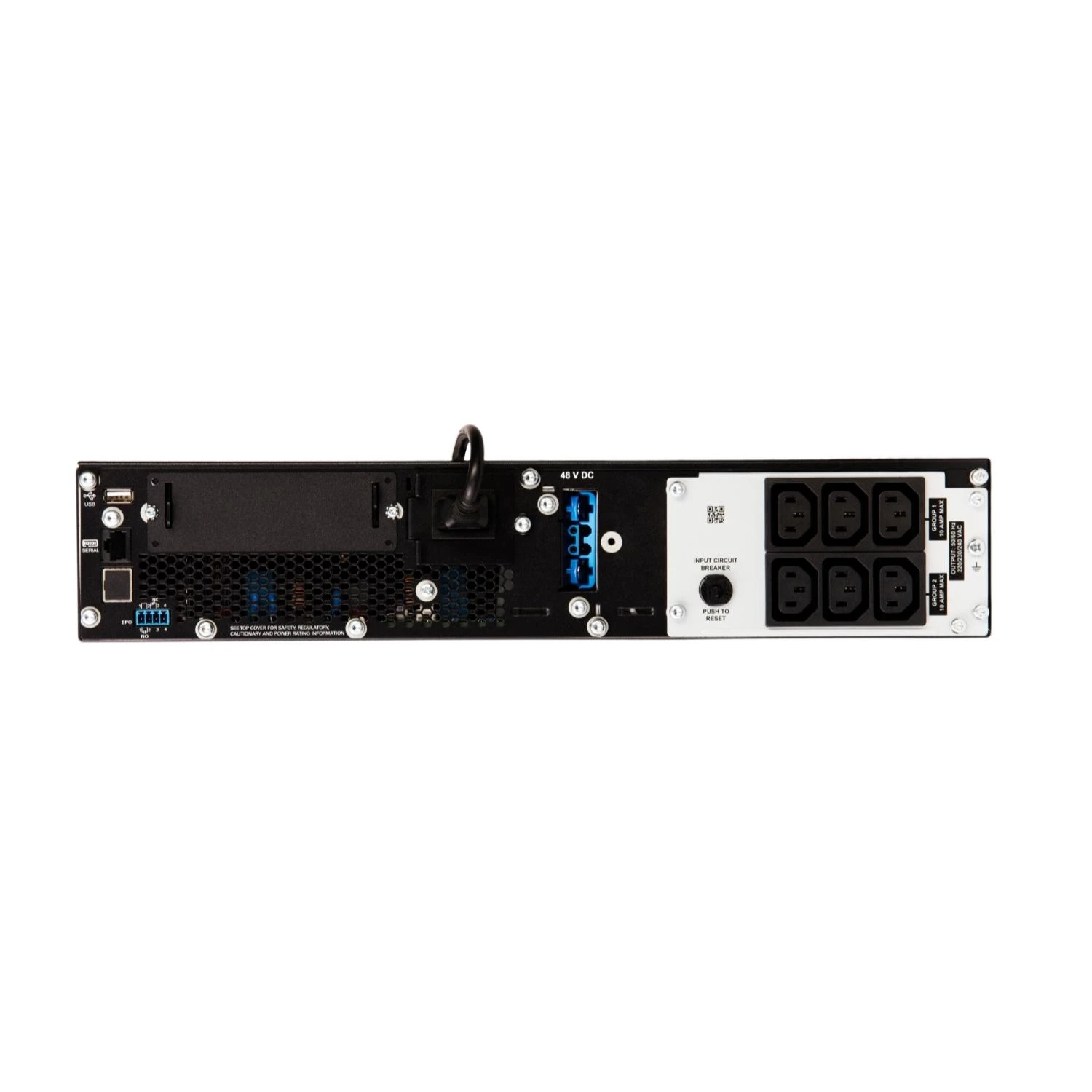 APC SRT1500RMXLI-NC nepertraukiamo maitinimo resursai (UPS) Dviguba konversija (prisijungus) 1500 VA 1500 W
