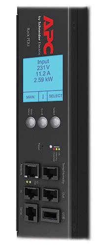 APC Switched Rack PDU maitinimo paskirstymo įrenginys 0U Juoda 24 AC išvestis(ys / čių)